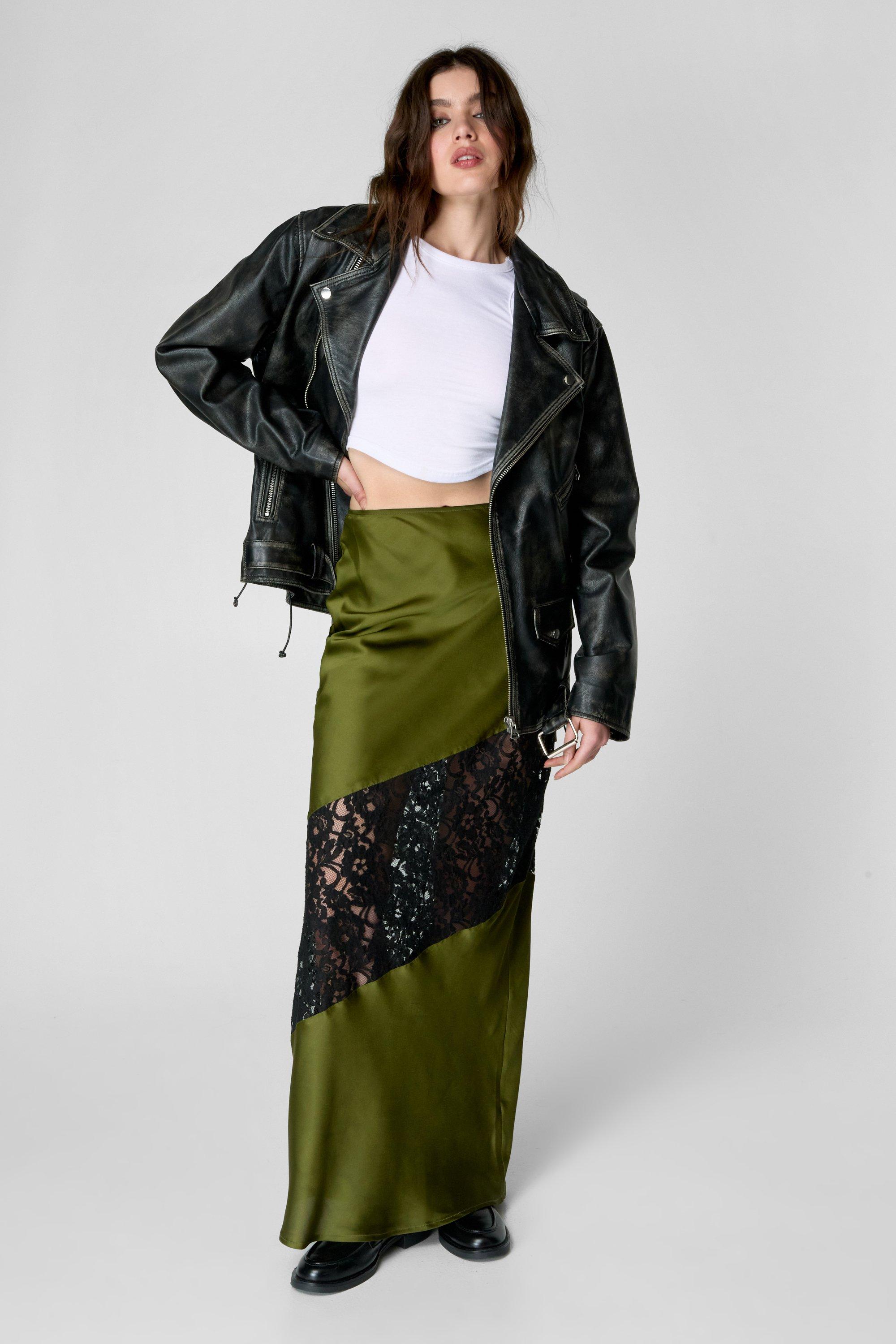 Chiffon Pleated Maxi Skirt boohoo UK