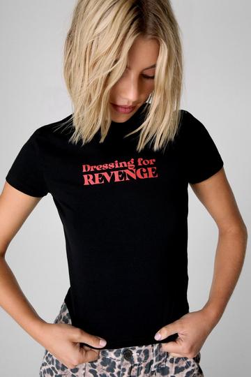 Dressing For Revenge Graphic Baby T-shirt black