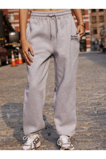 Grey Active Society Cuffed Jogger