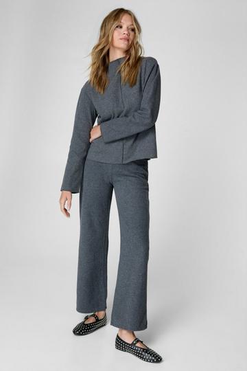 Knitted Trousers grey