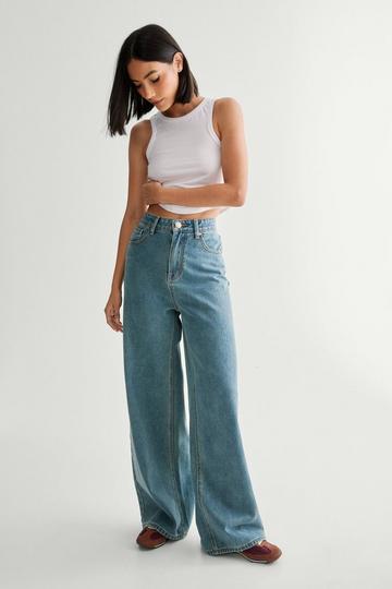Denim Straight Leg Jean vintage wash