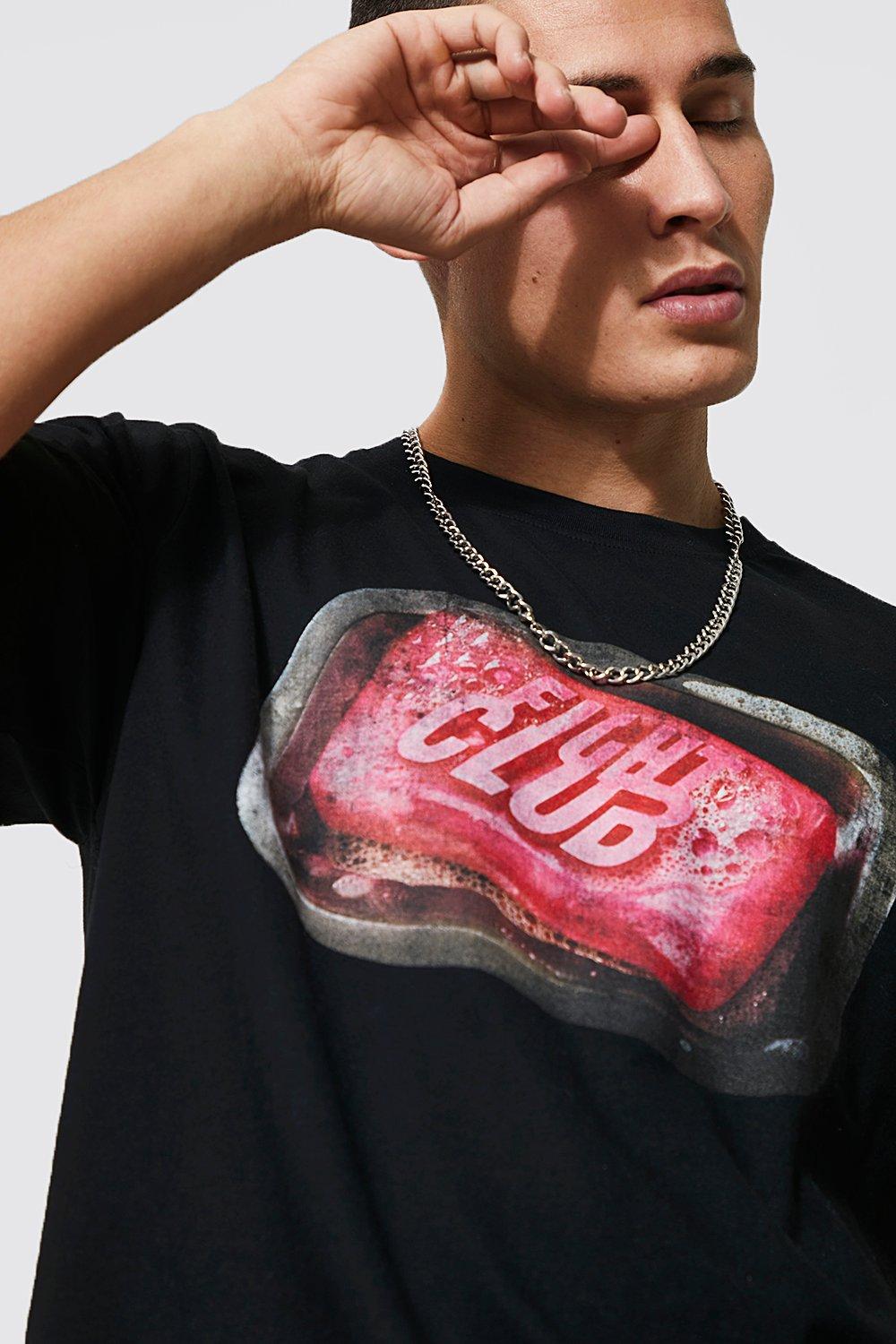 Men's Oversized Fight Club License T-shirt | Boohoo UK