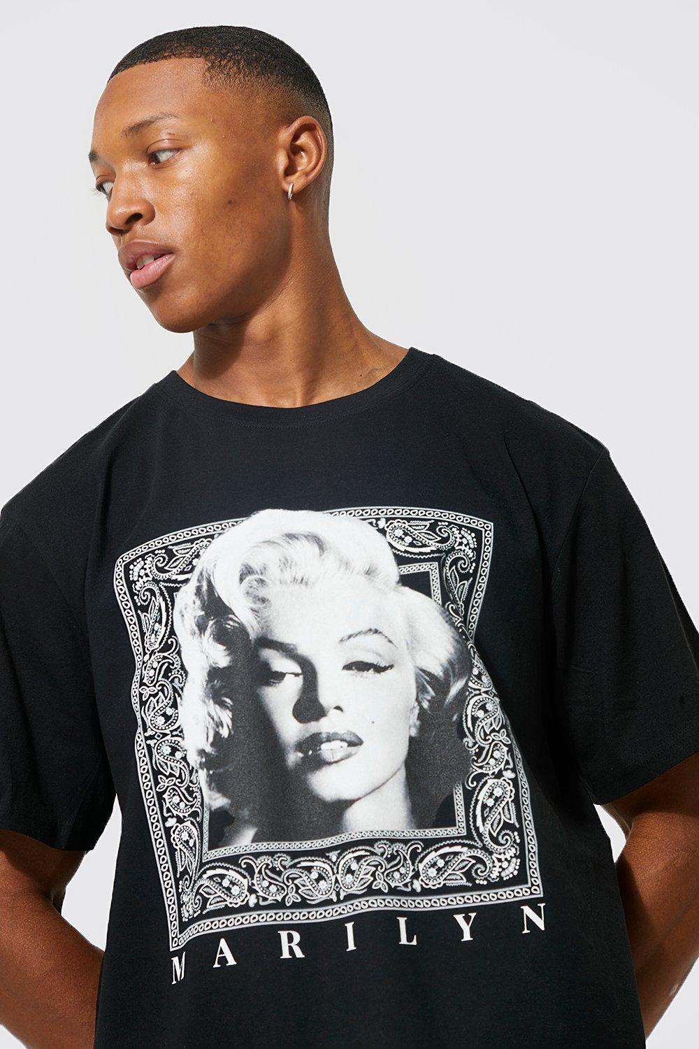 T shirt oversize imprim Marilyn Monroe