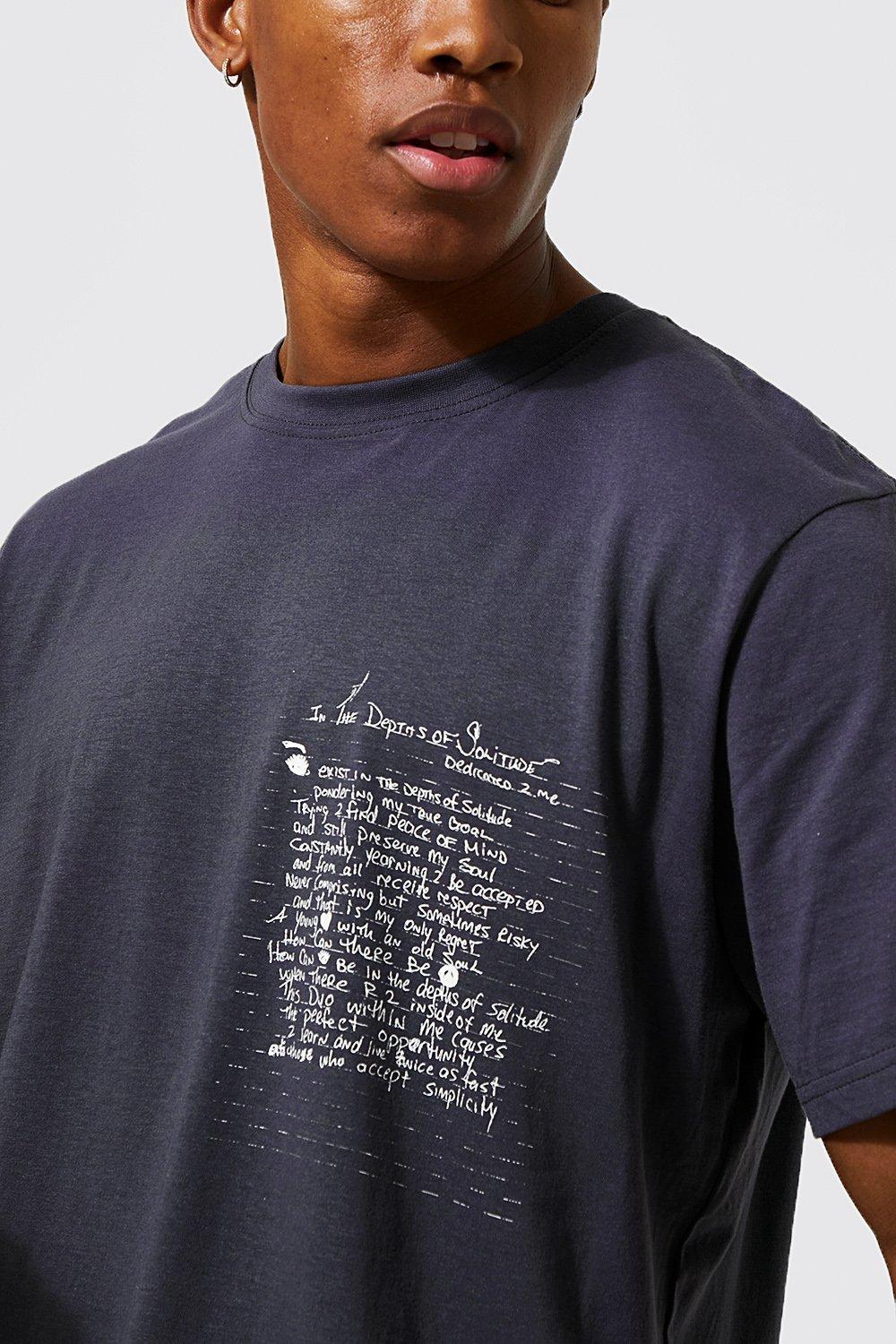 repræsentant Hold op Seletøj Oversized Tupac Word Print License T-shirt | boohoo