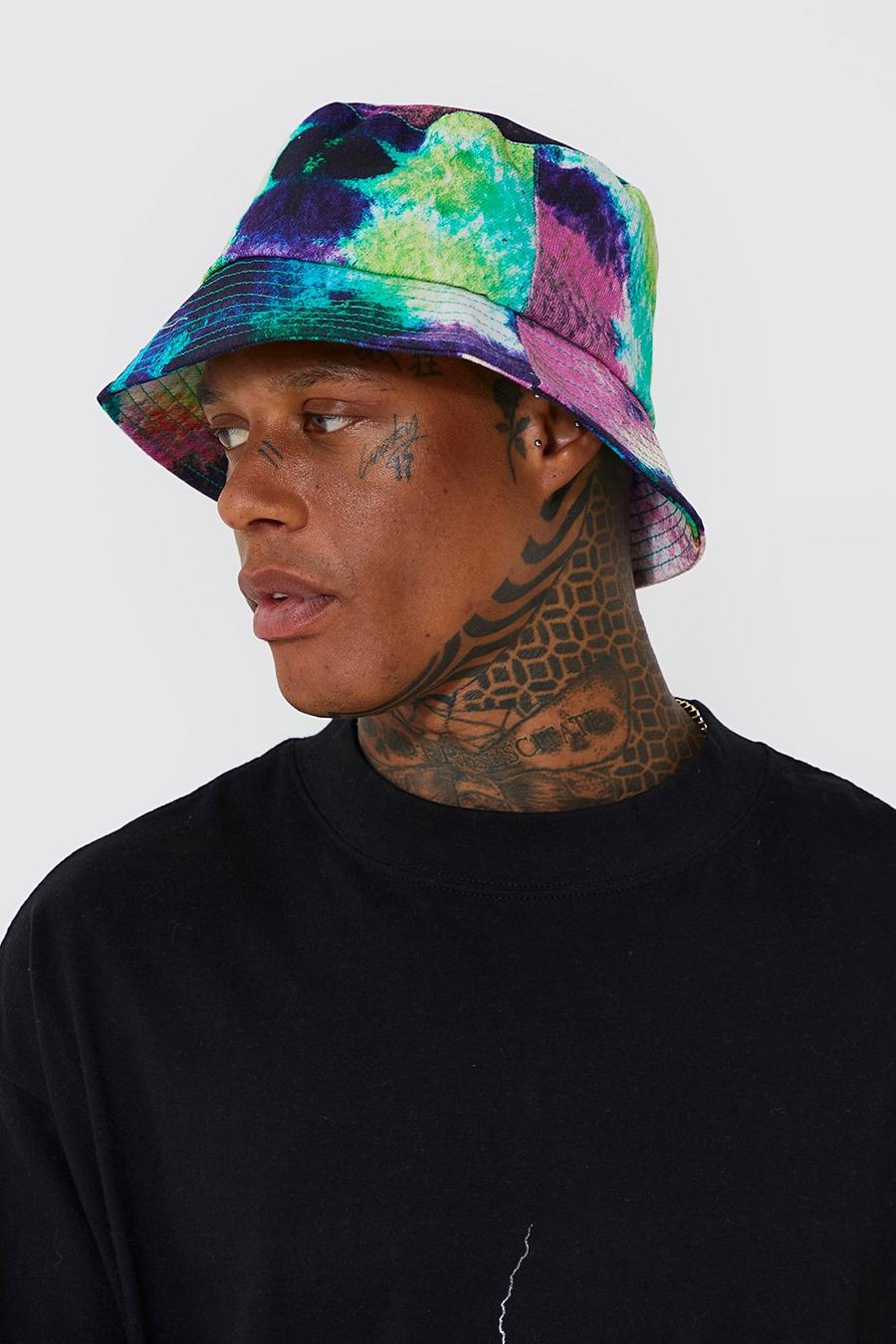 Purple Tie Dye Bucket Hat image number 1