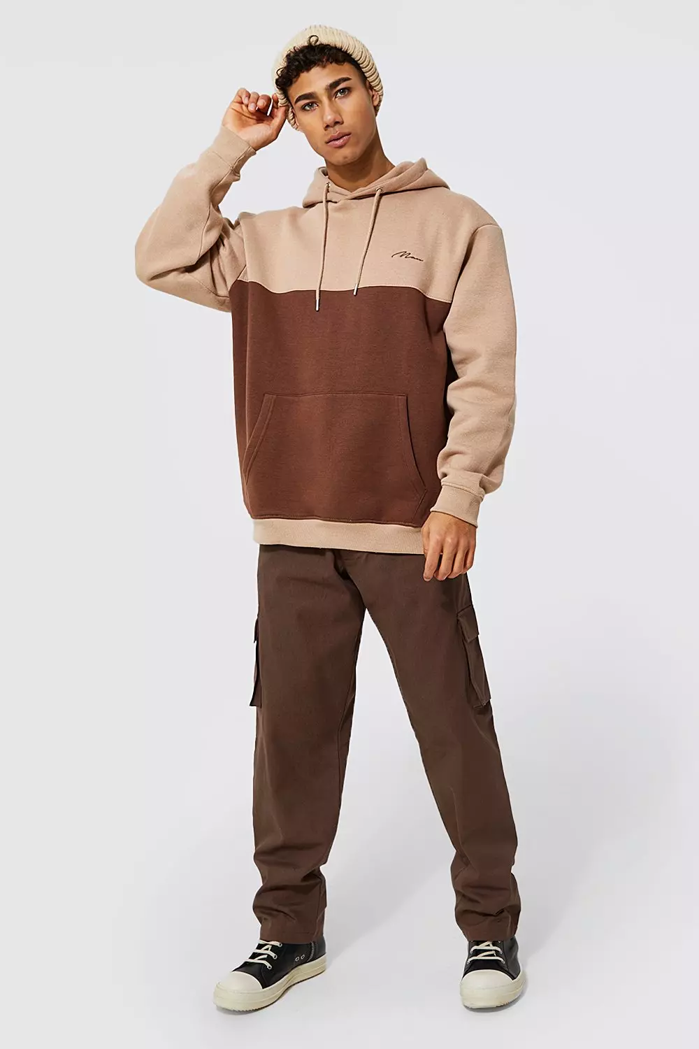 Chocolate champion clearance hoodie