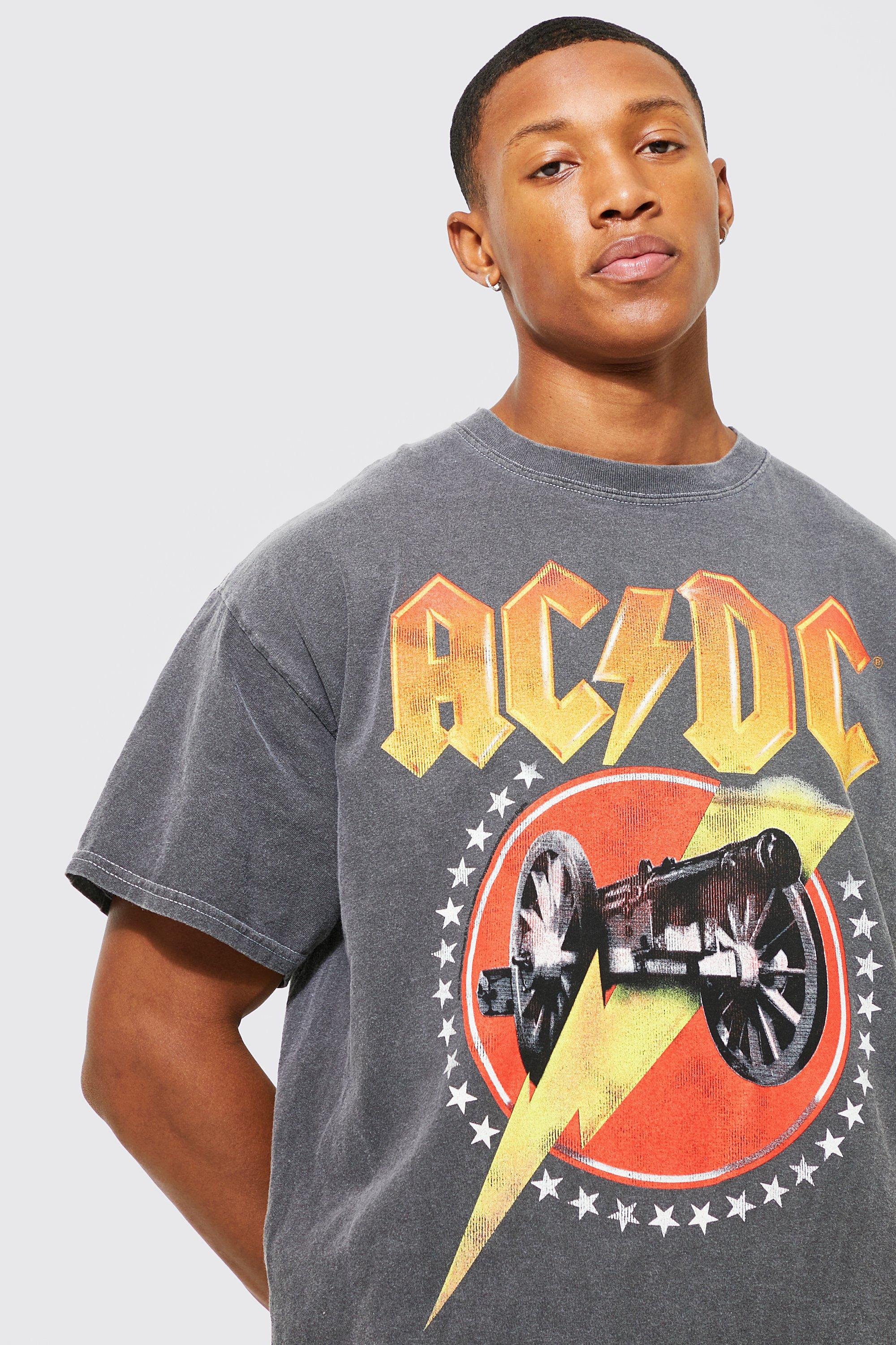 Acdc t shirt uk sale