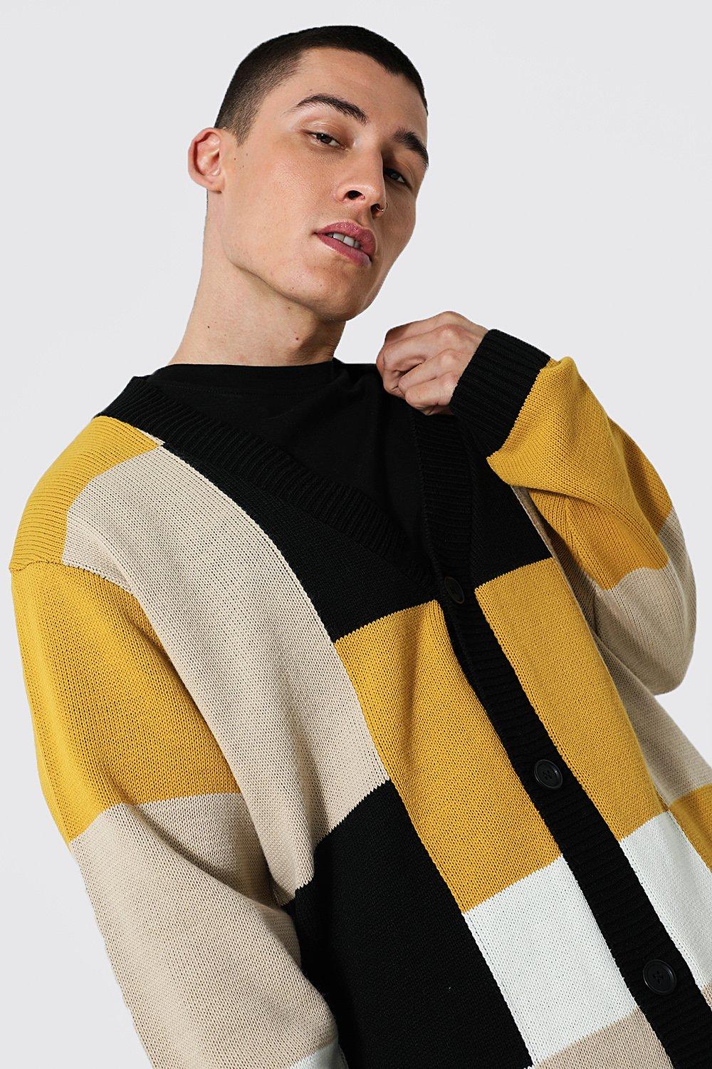 Boohoo hot sale mustard cardigan