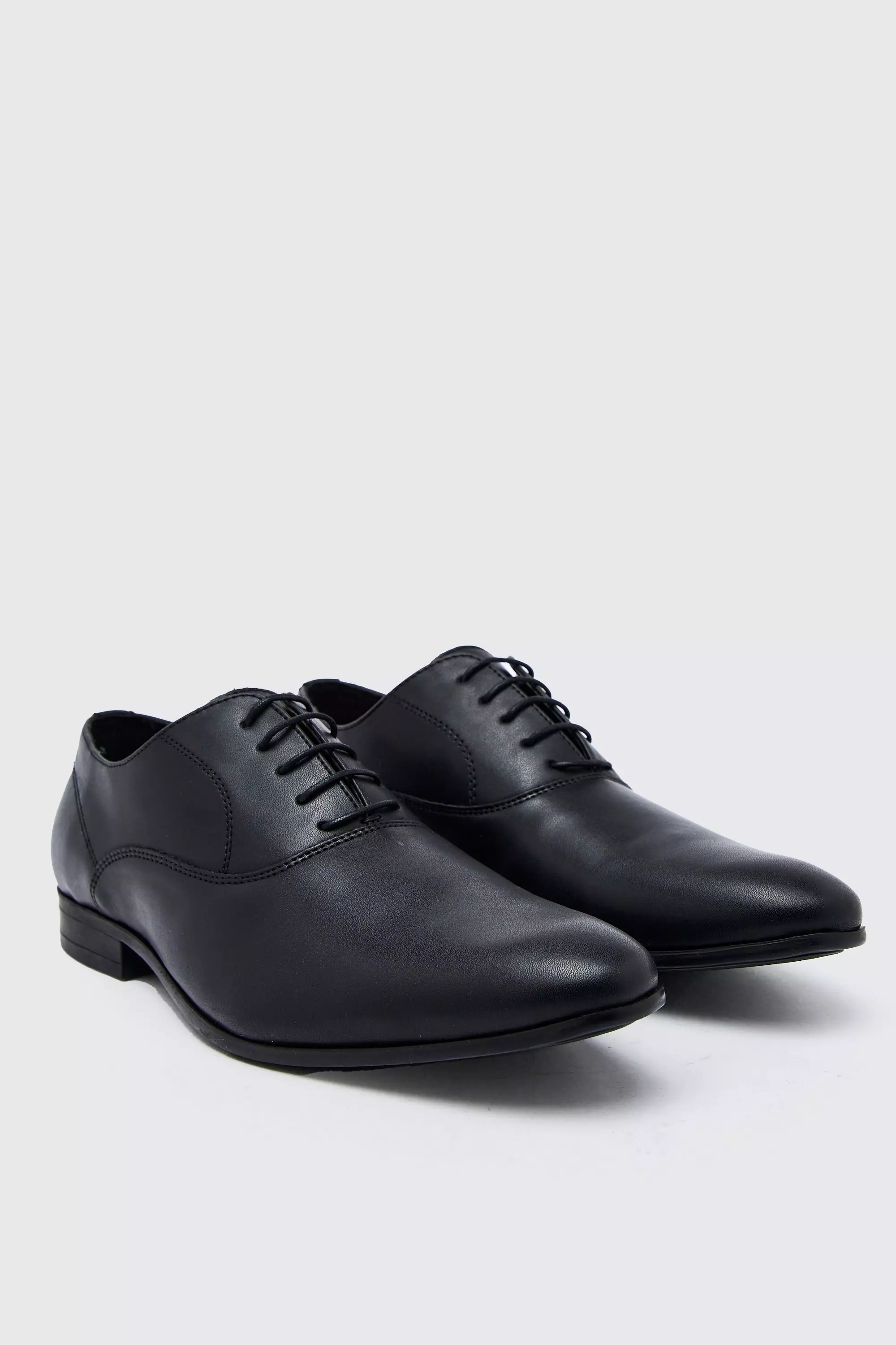 Faux deals leather oxfords