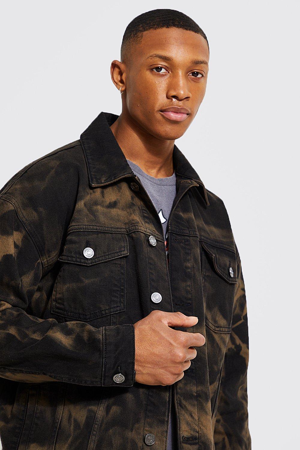 Camo denim hotsell jacket oversized