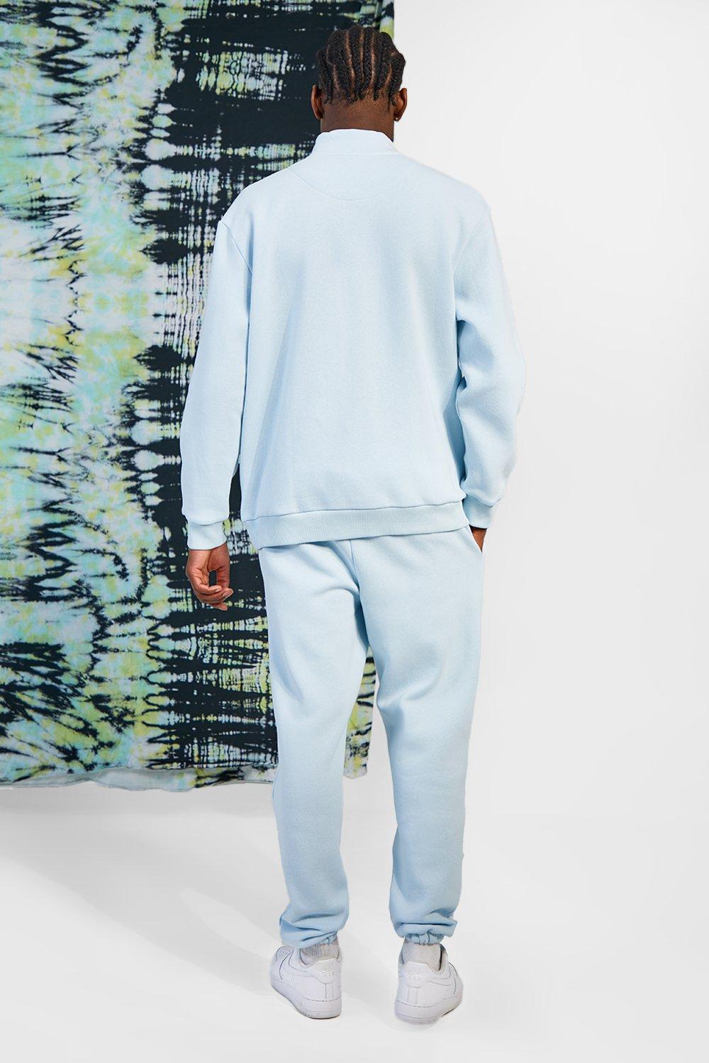 light blue sweatsuit mens