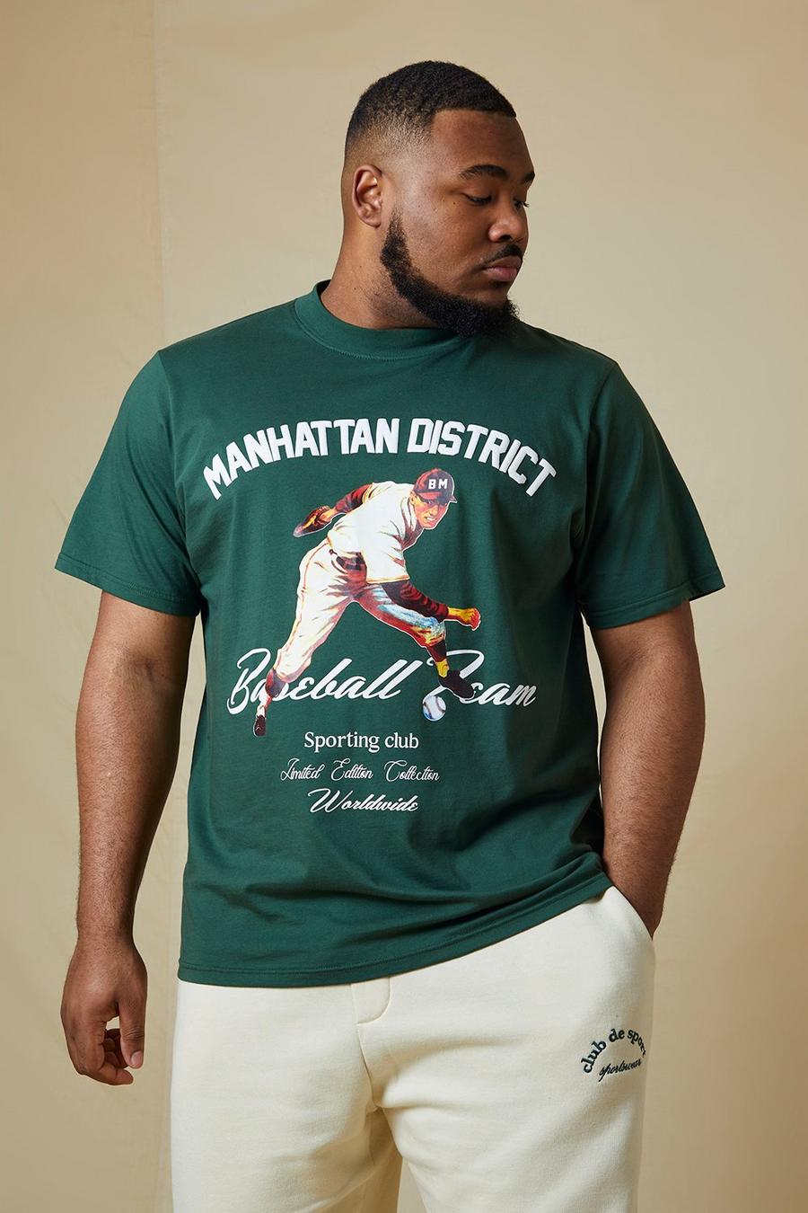 Forest Plus Baseball Graphic T-shirt image number 1