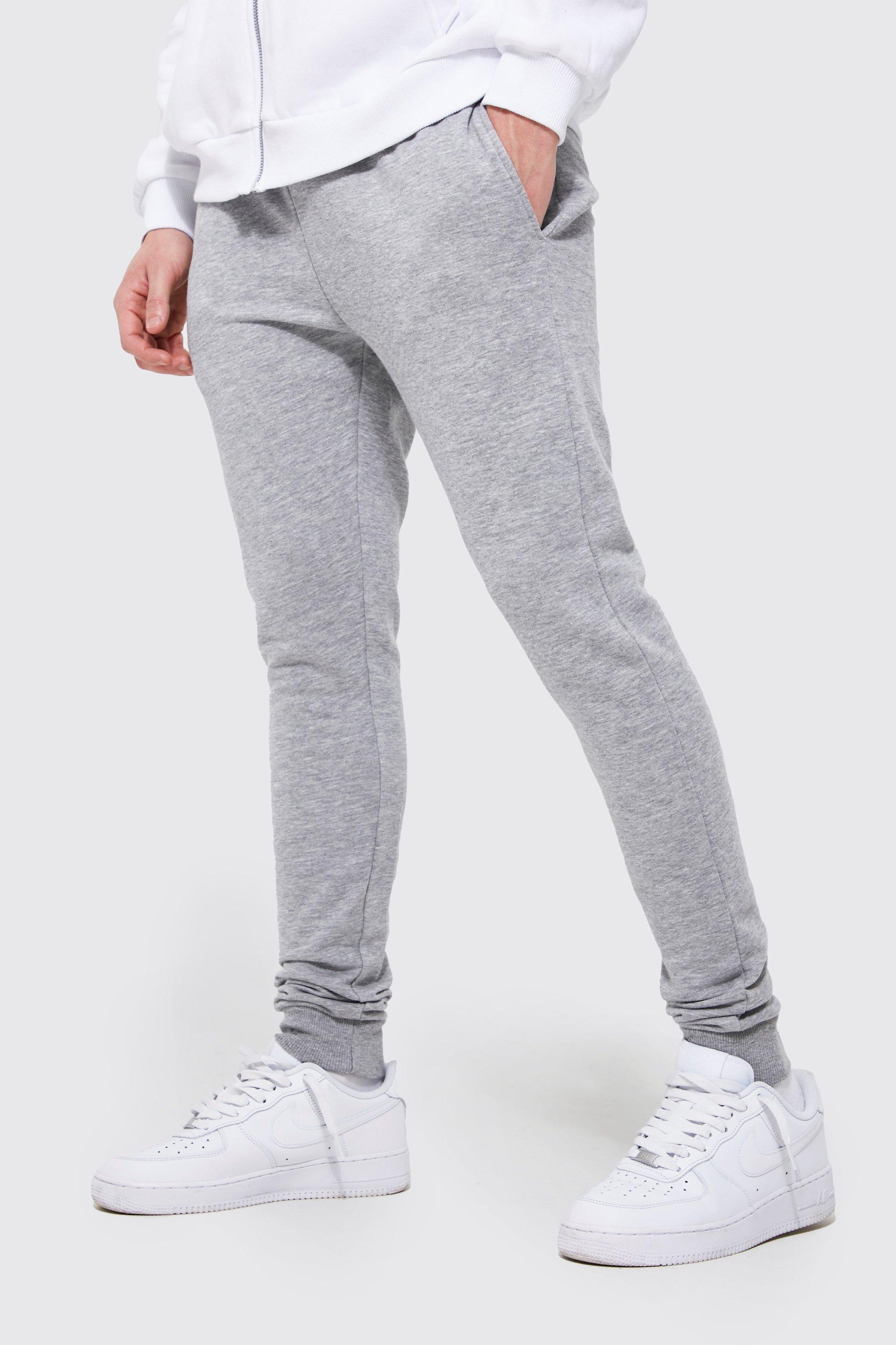 super skinny grey joggers