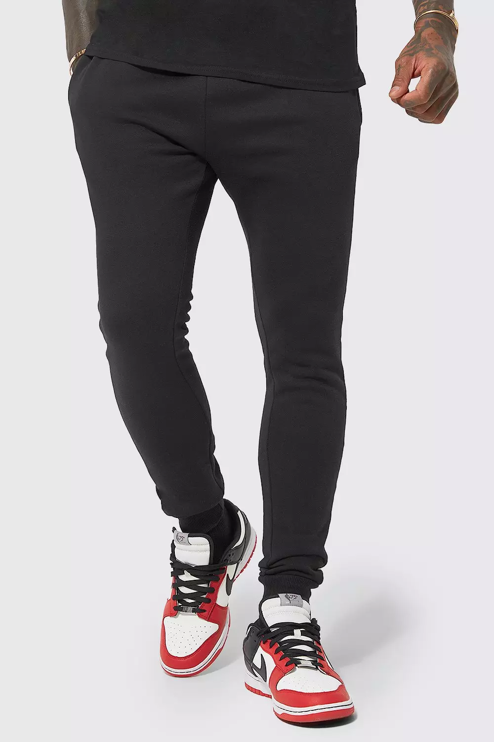 Super skinny joggers store grey