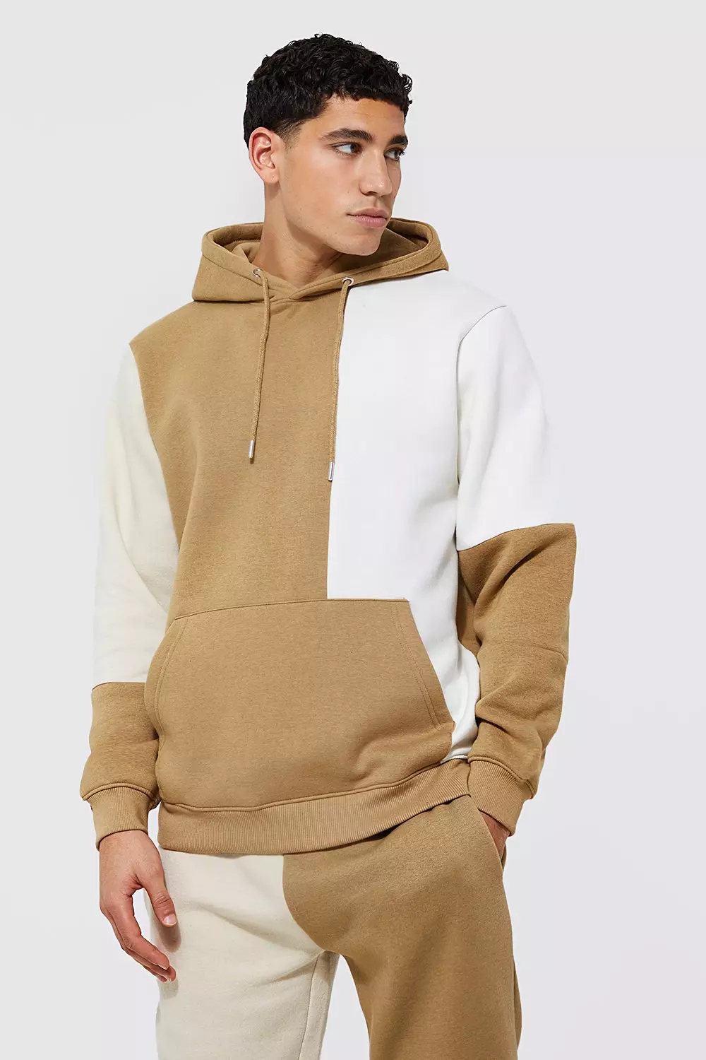 Patchwork hoodie cheap