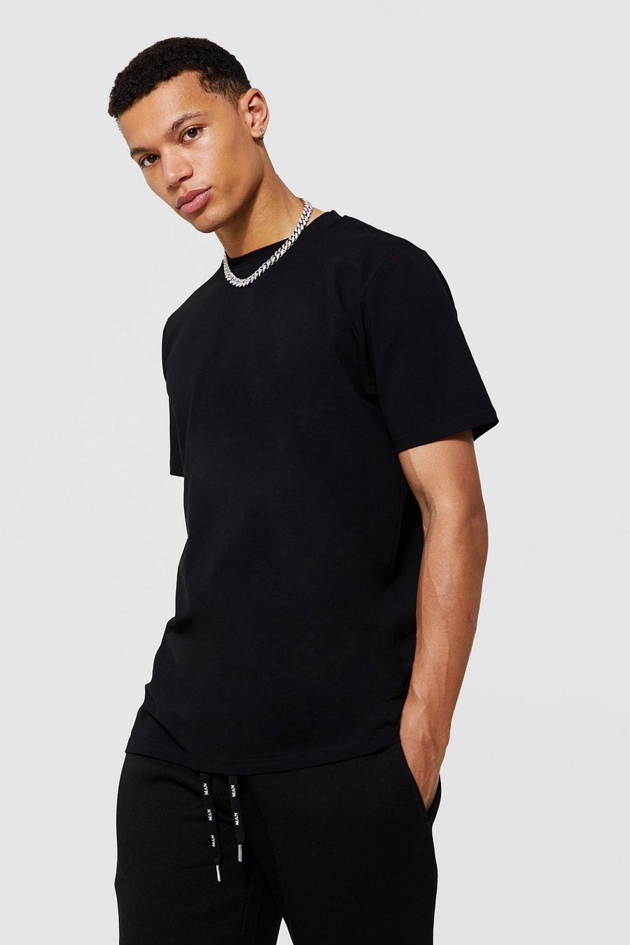 Tall - T-shirt cintré premium, Black noir image number 1