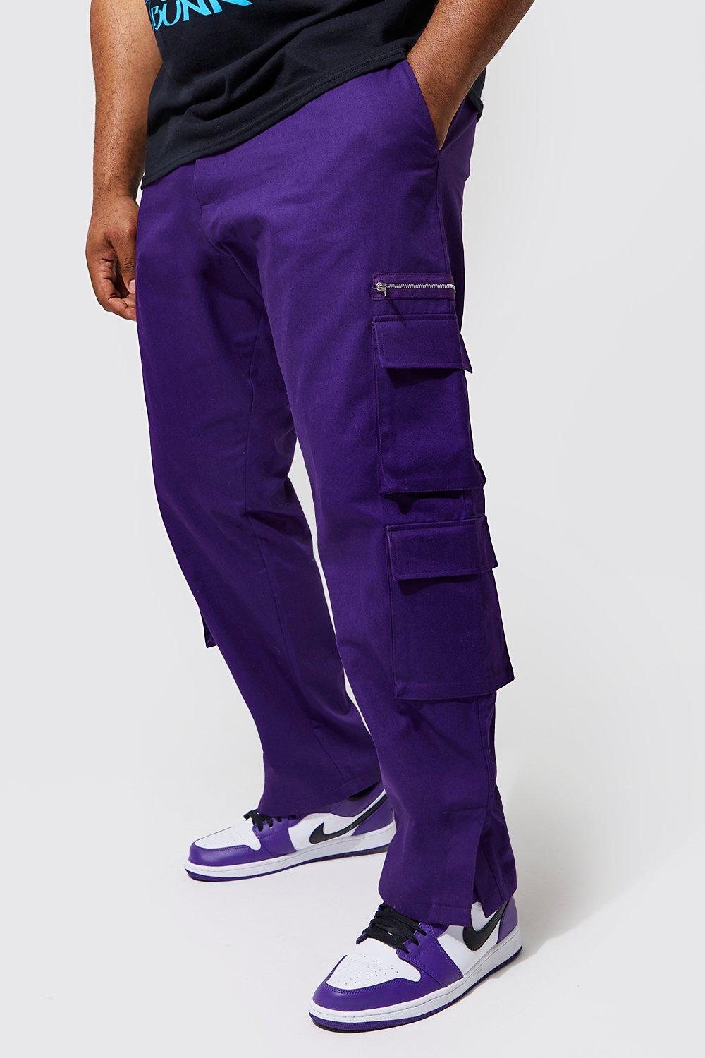 lilac combat trousers