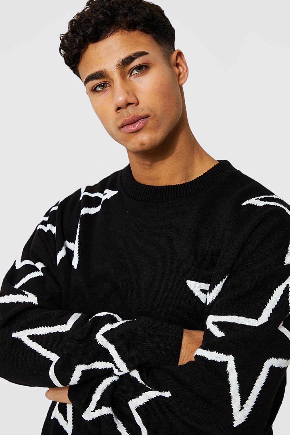 Mens on sale star sweater