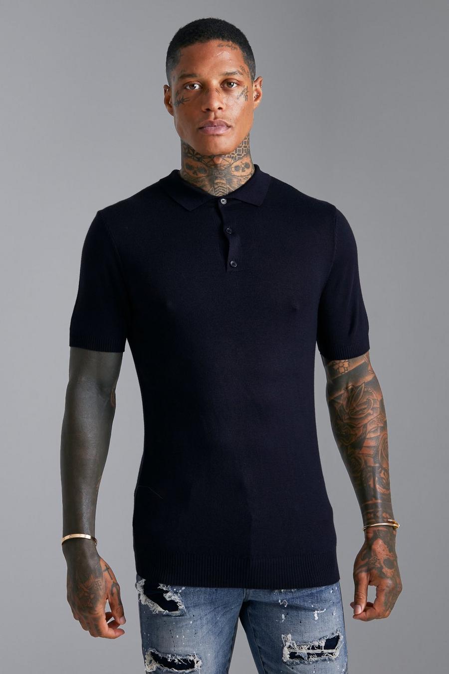 Polo moulant , Navy image number 1