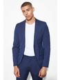 Giacca completo monopetto Super Skinny Fit, Navy