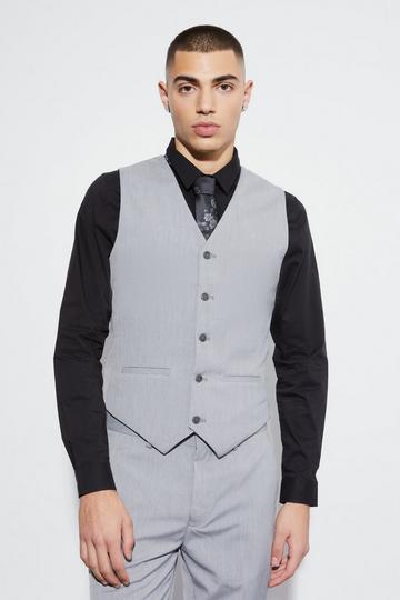 Kostymväst i super skinny fit grey