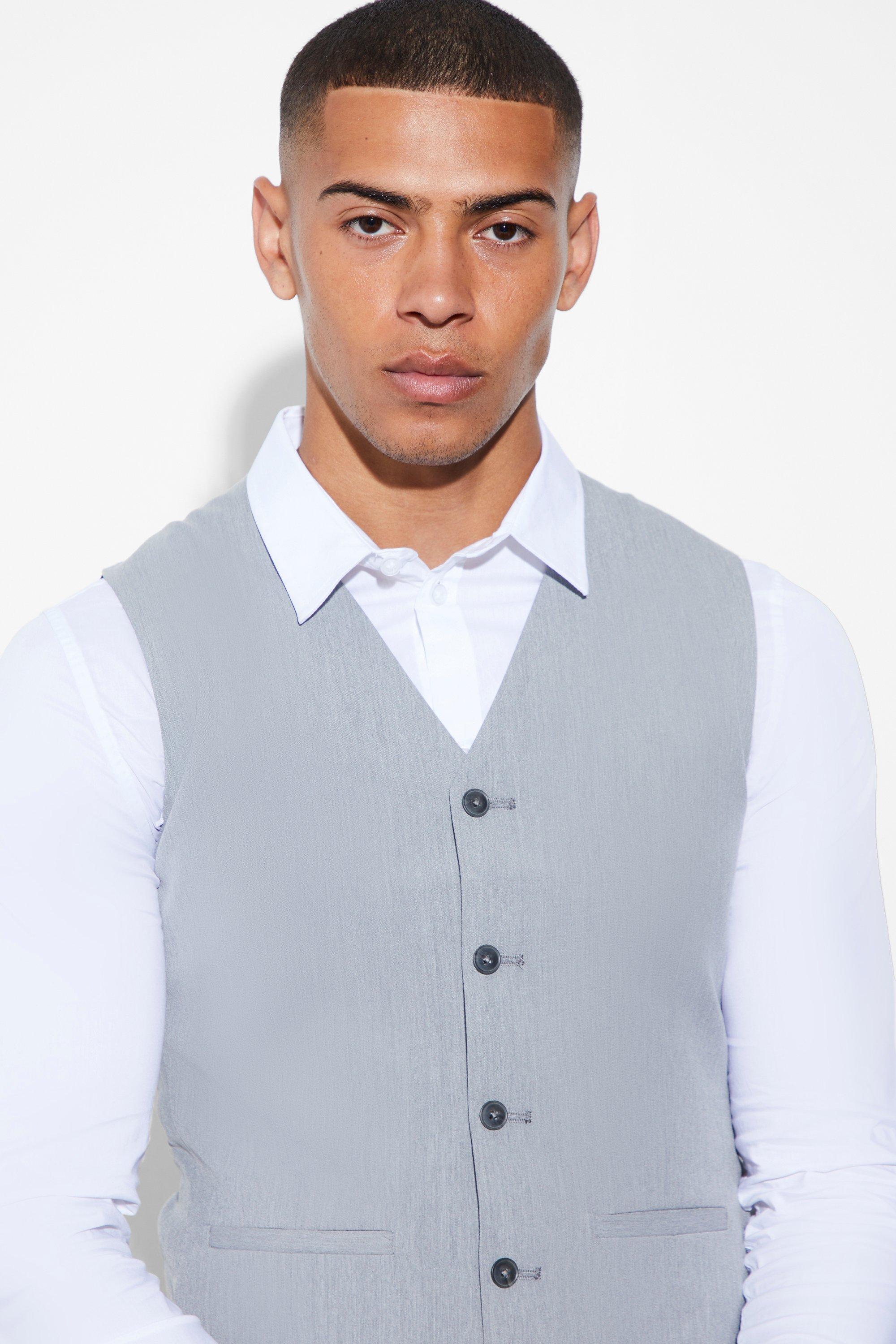 Mens shop skinny waistcoat