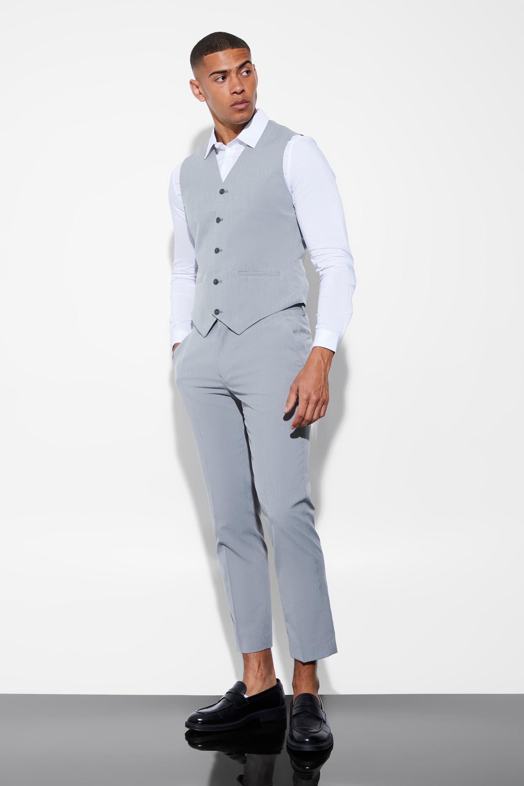 Mens skinny outlet waistcoat