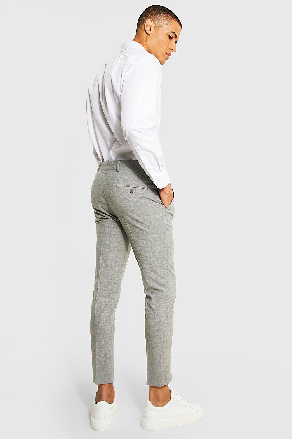 Grey super cheap skinny suit