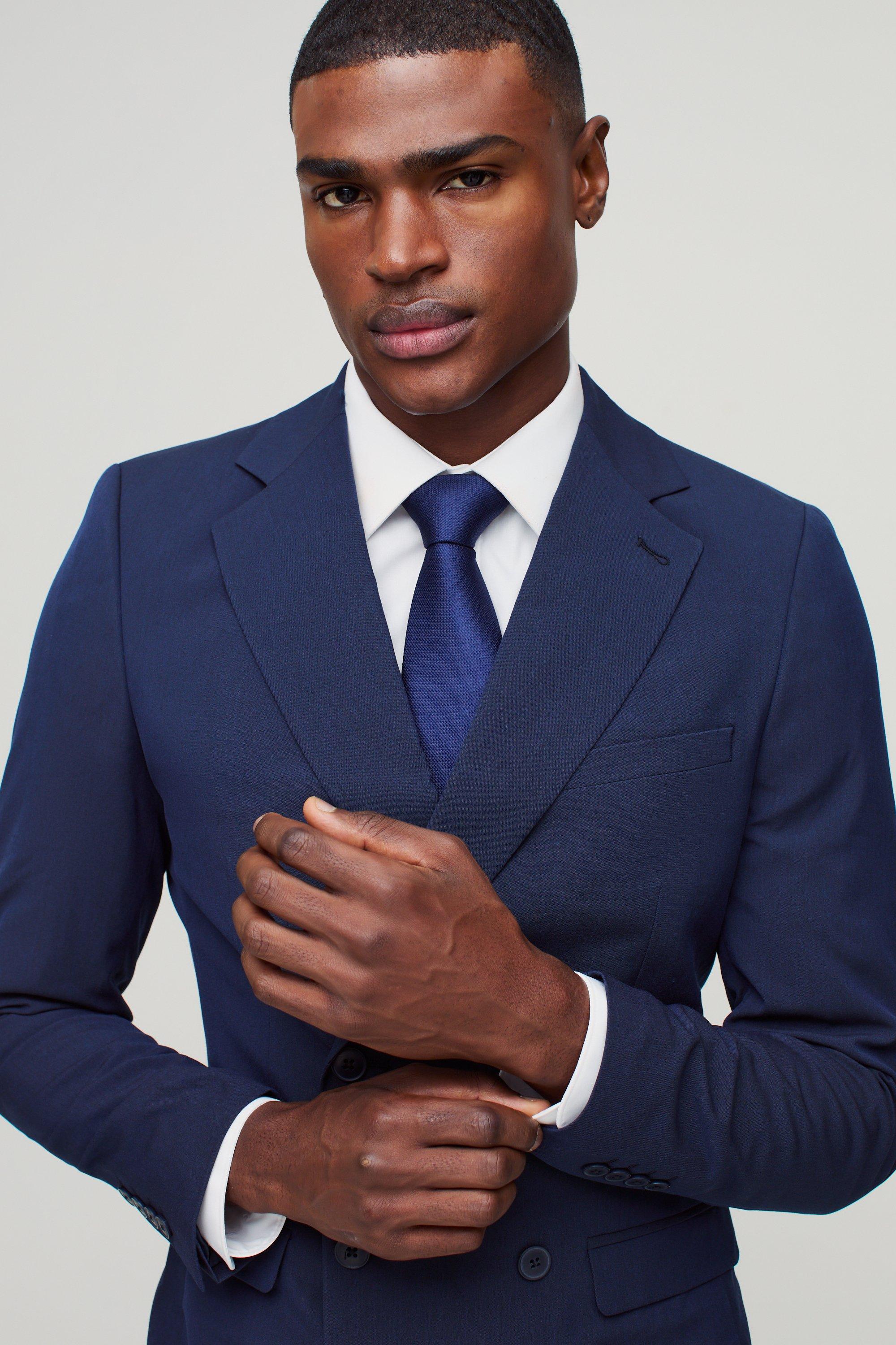 Skinny double breasted suit hotsell