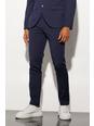Navy Skinny Suit Trousers