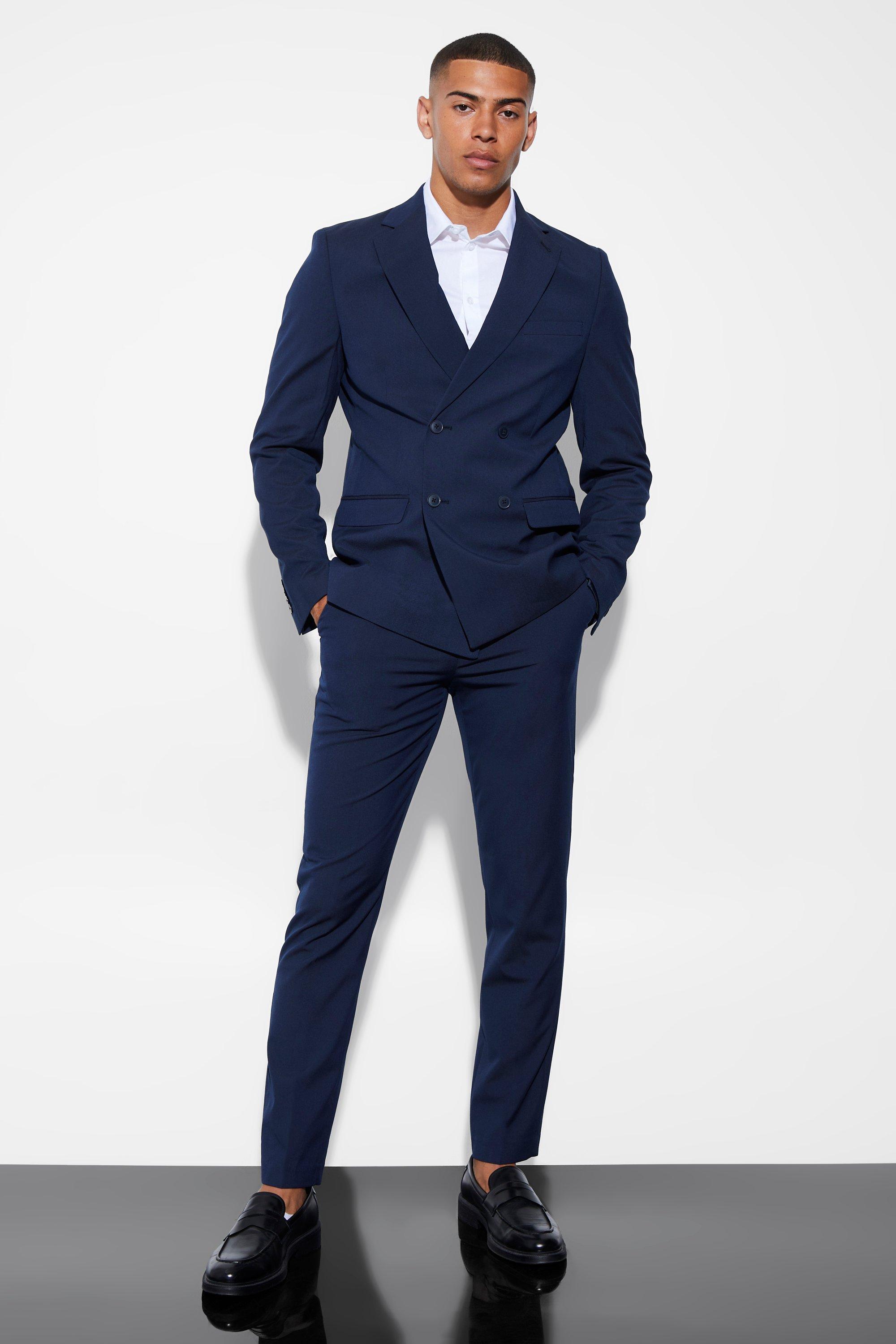 Express Slim Plaid Knit Suit Jacket Multi-Color Men's 42 Short