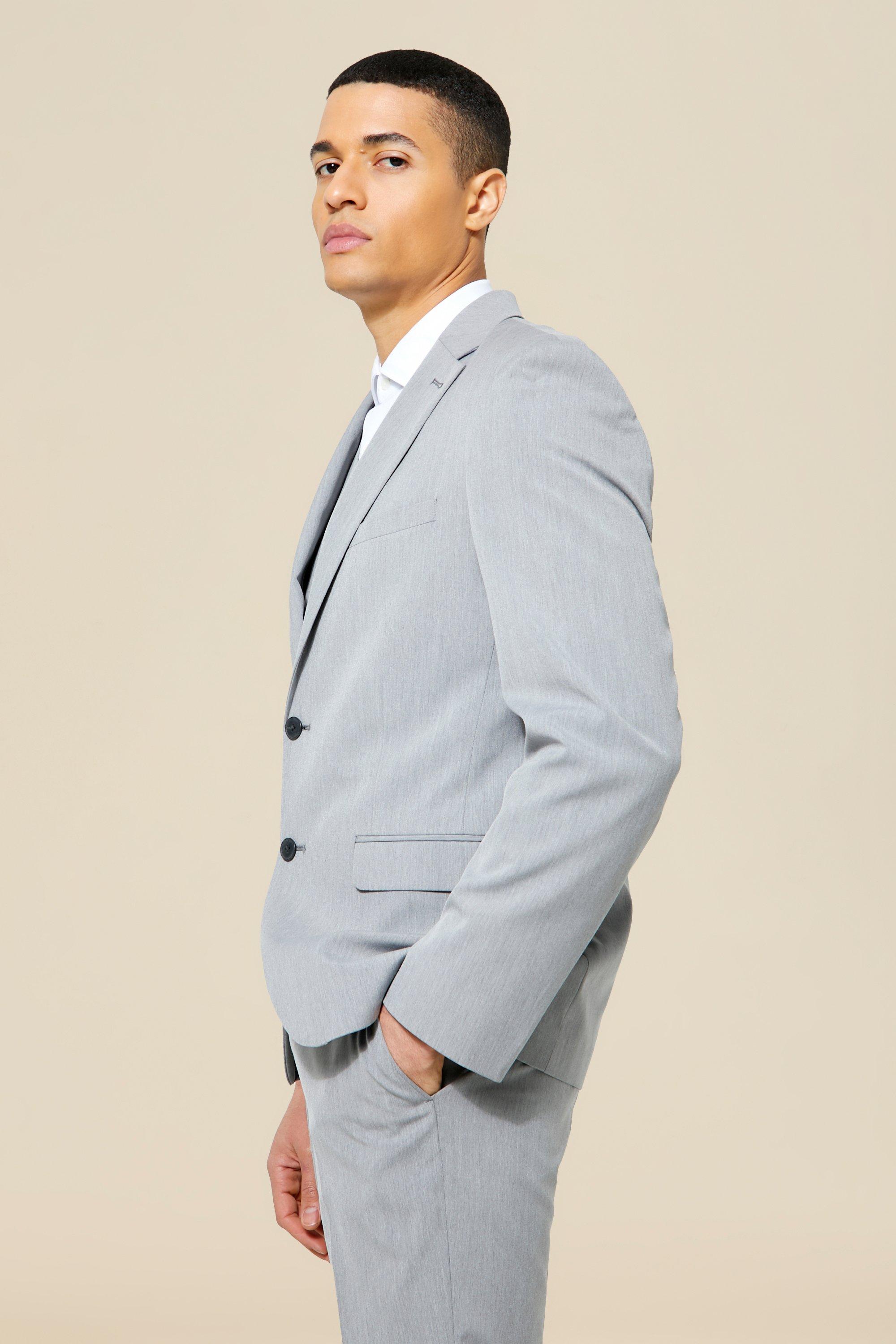 Slim Single Breasted Suit Jacket