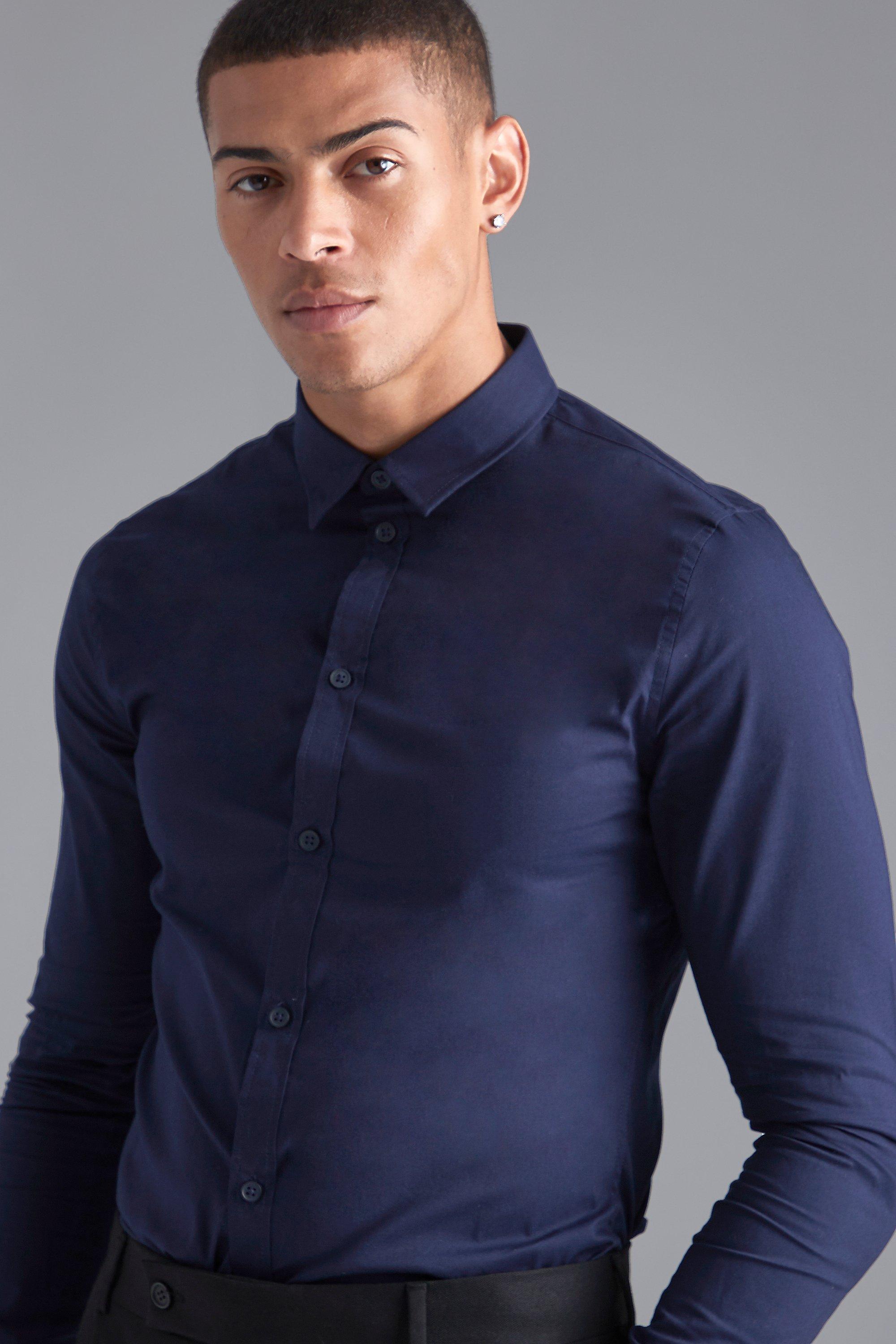 Chemise 2025 moulante homme