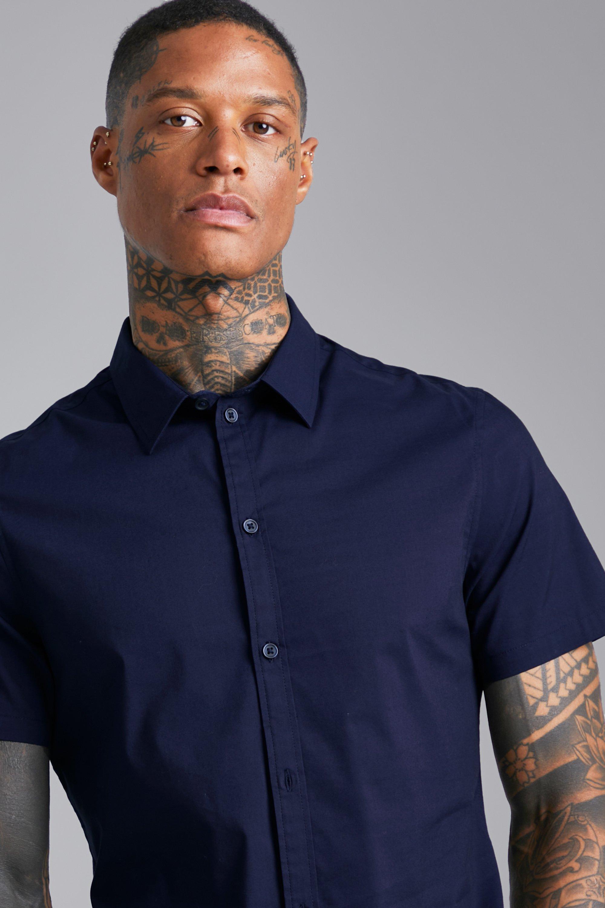 Short Sleeve Slim Shirt