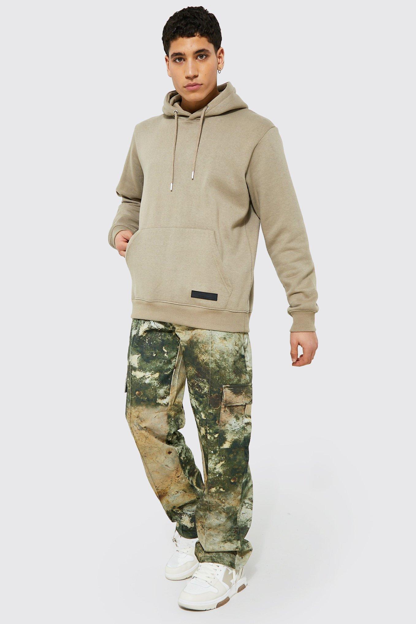 relaxed fit camo cargo pants