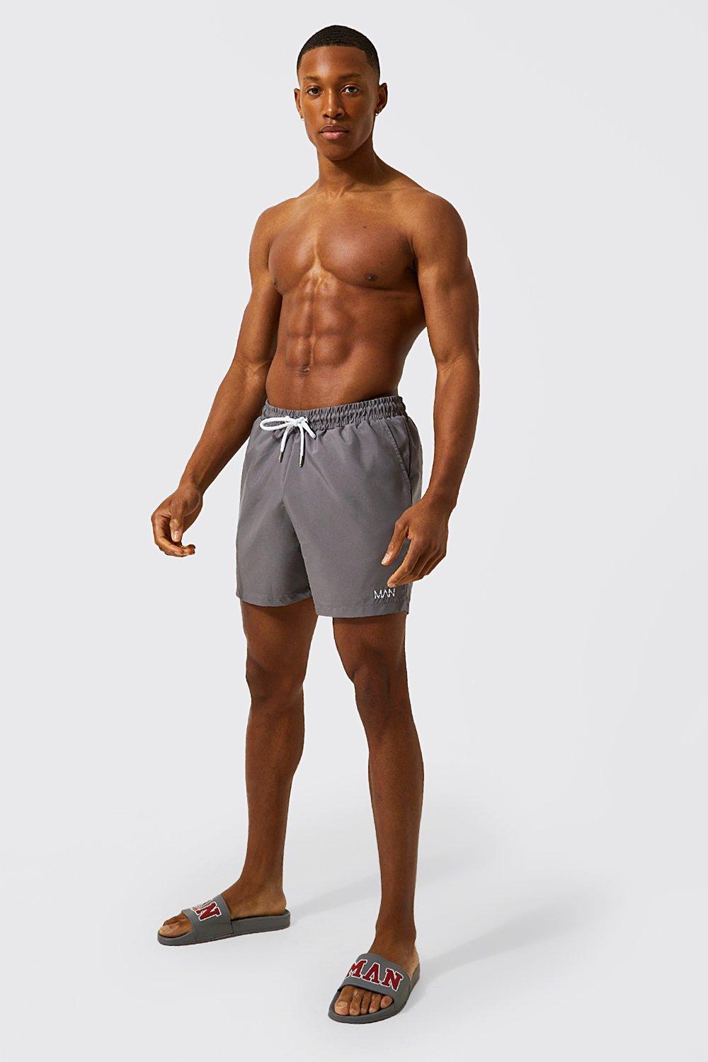 Original Man Mid Length Swim Shorts