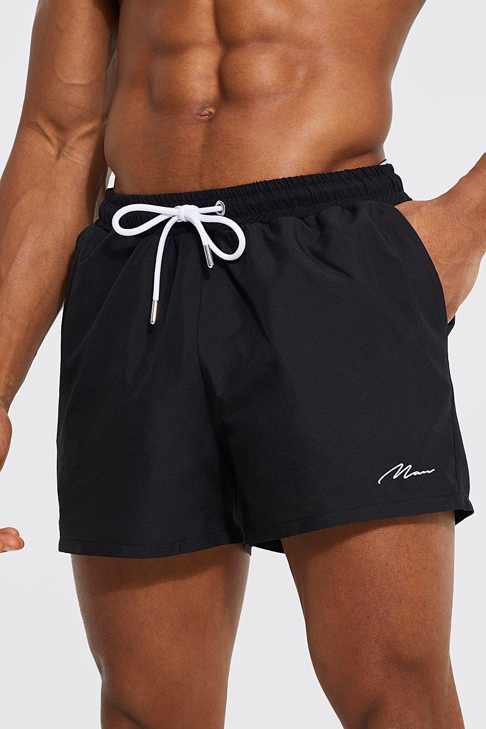 Boohoo man swimming shorts best sale