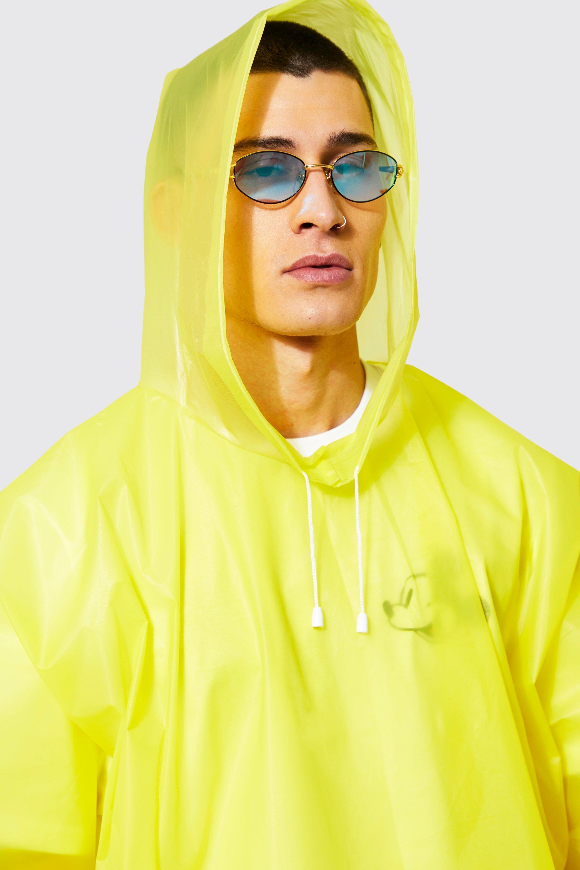 Boohoo yellow clearance raincoat