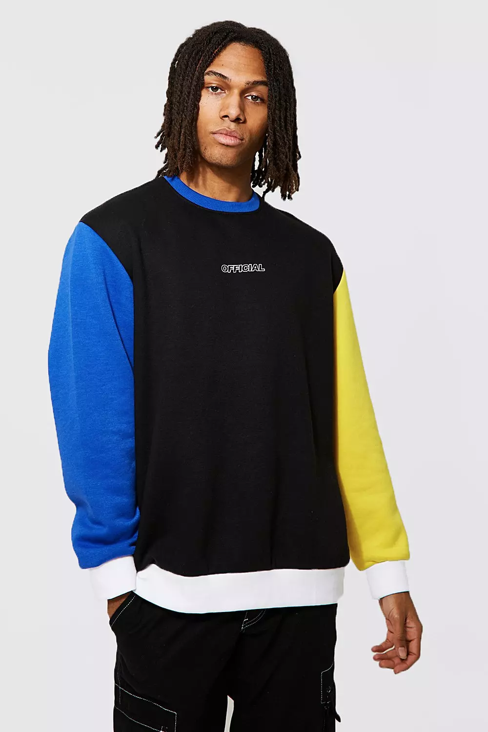 Champion deals block sweatshirt