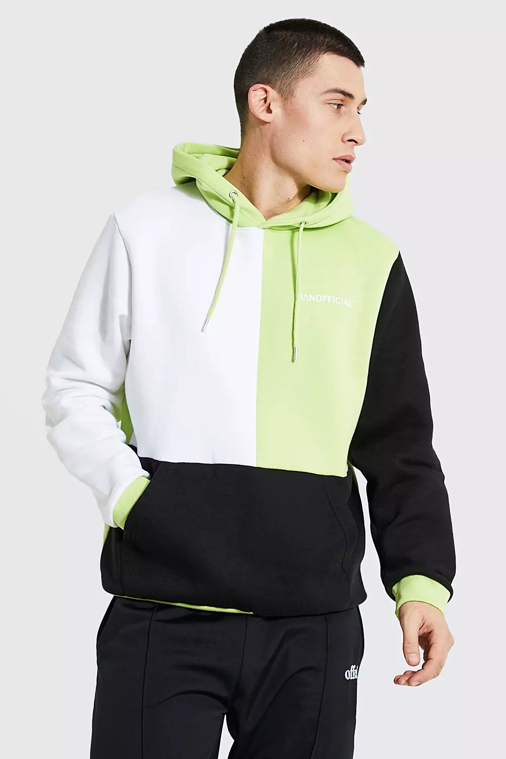 Mixed colour hoodie sale