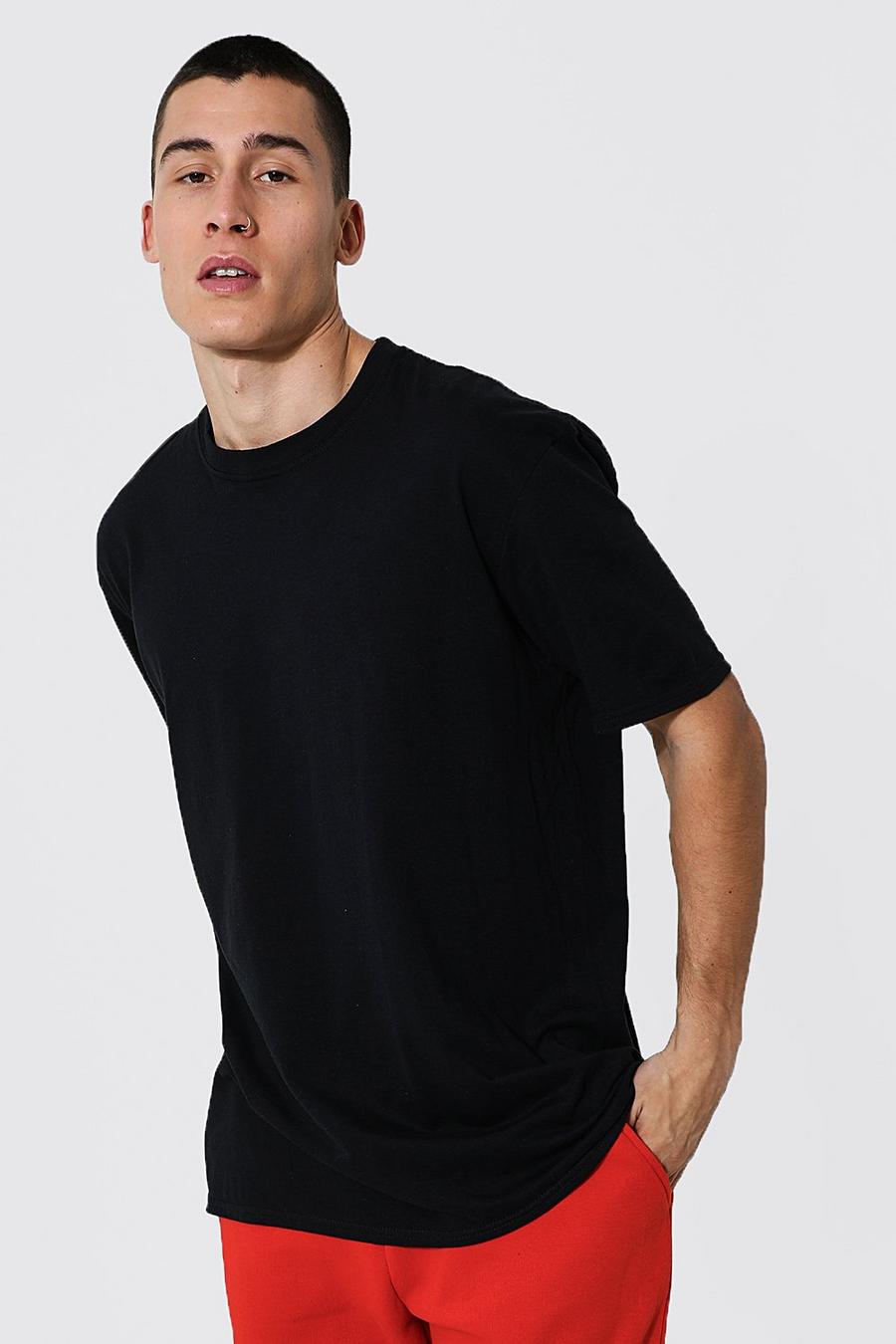 T-shirt ample à imprimé crâne - Official MAN, Black image number 1