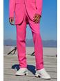 Pink rose Slim Suit Trousers