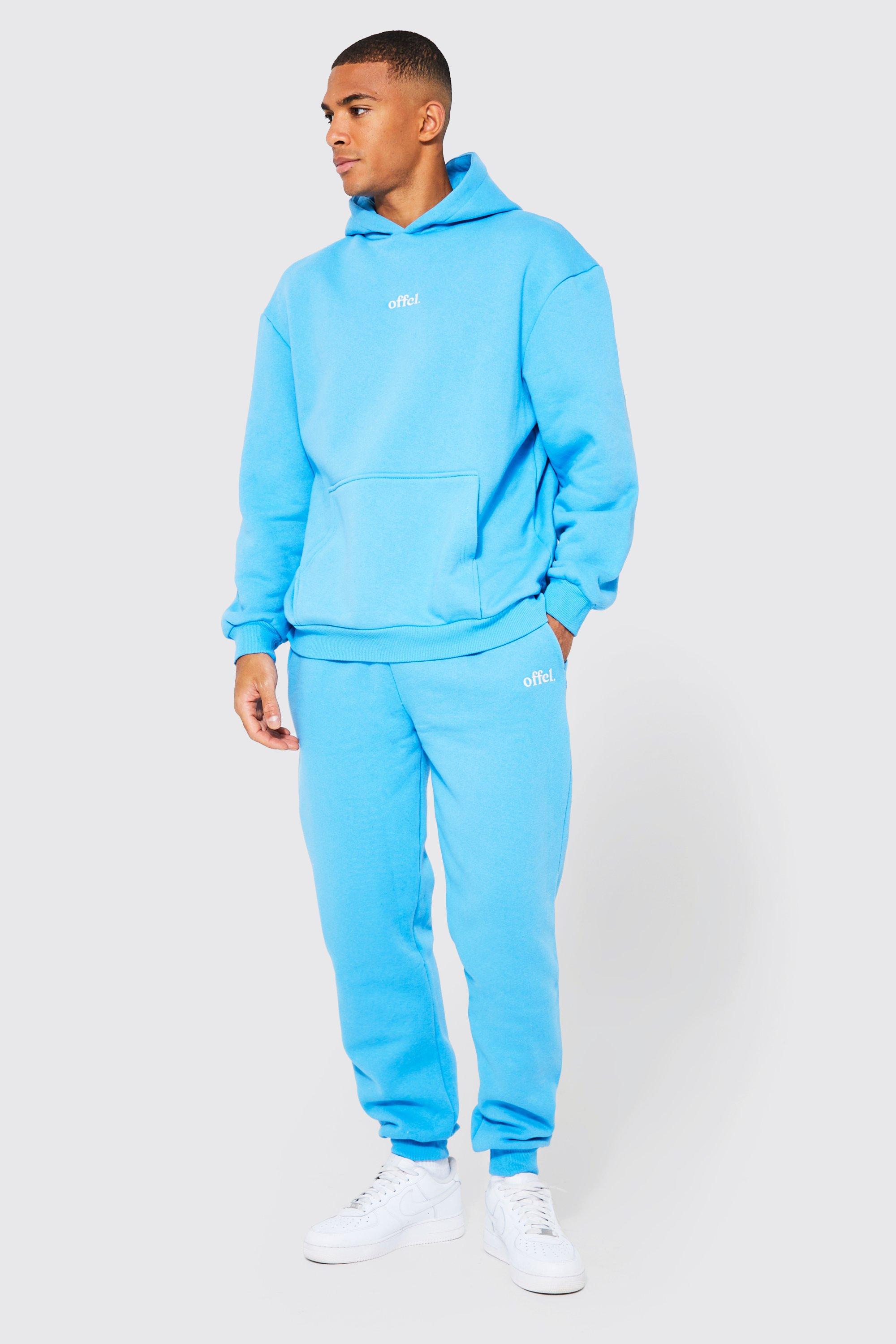 blue boohoo tracksuit