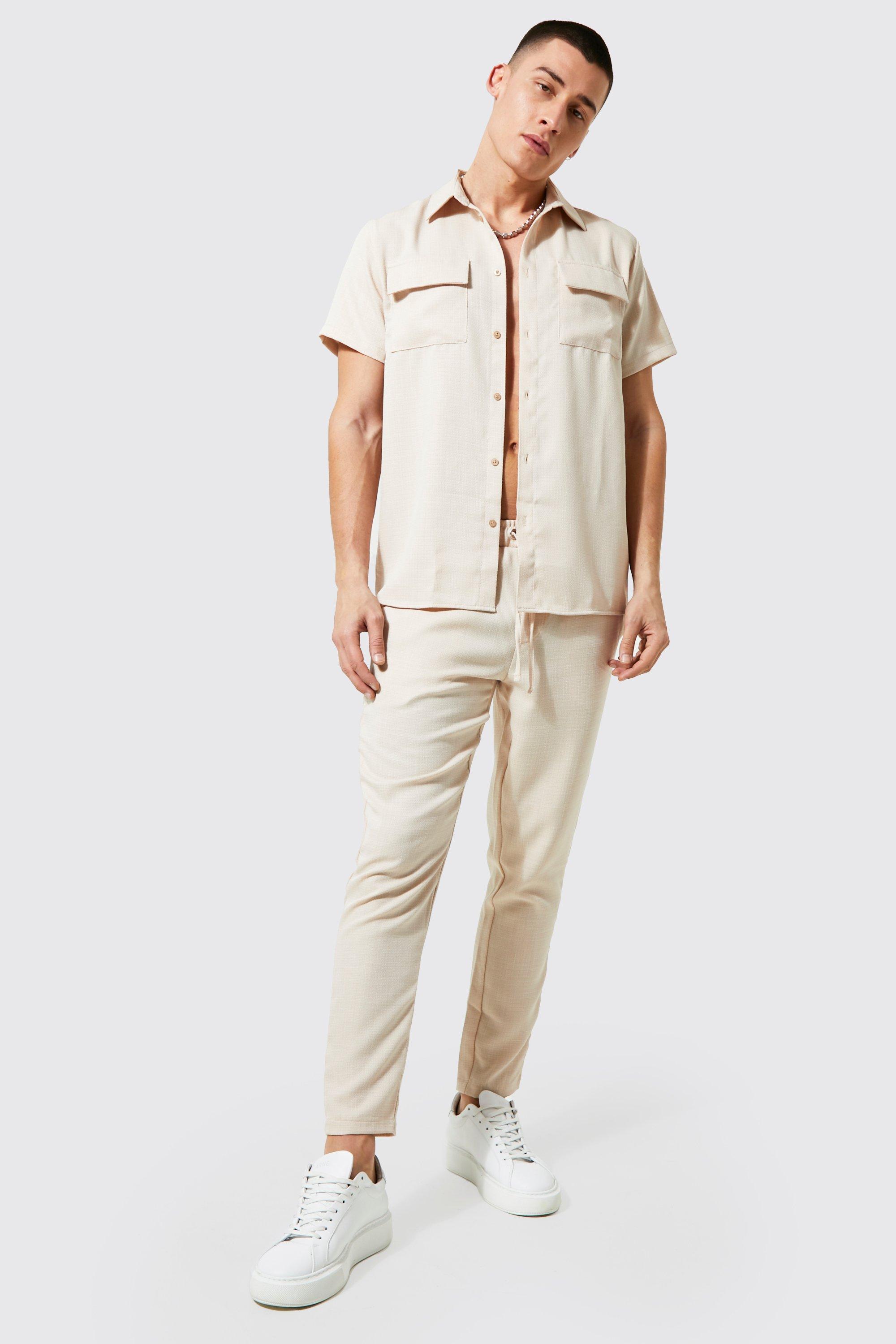 Ensemble chemise et pantalon cargo