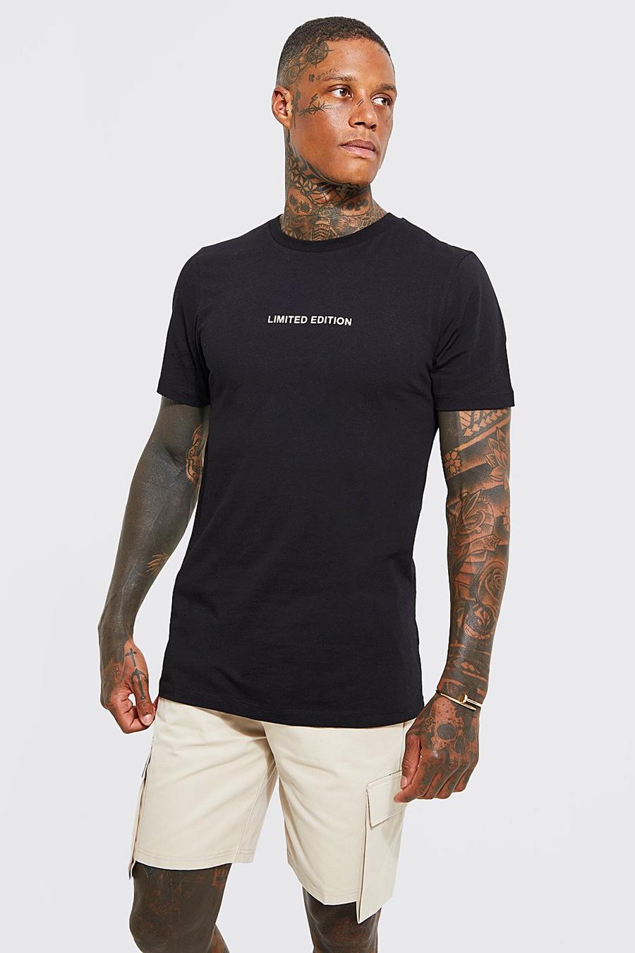 Limited Edition Rundhals T-Shirt, Black
