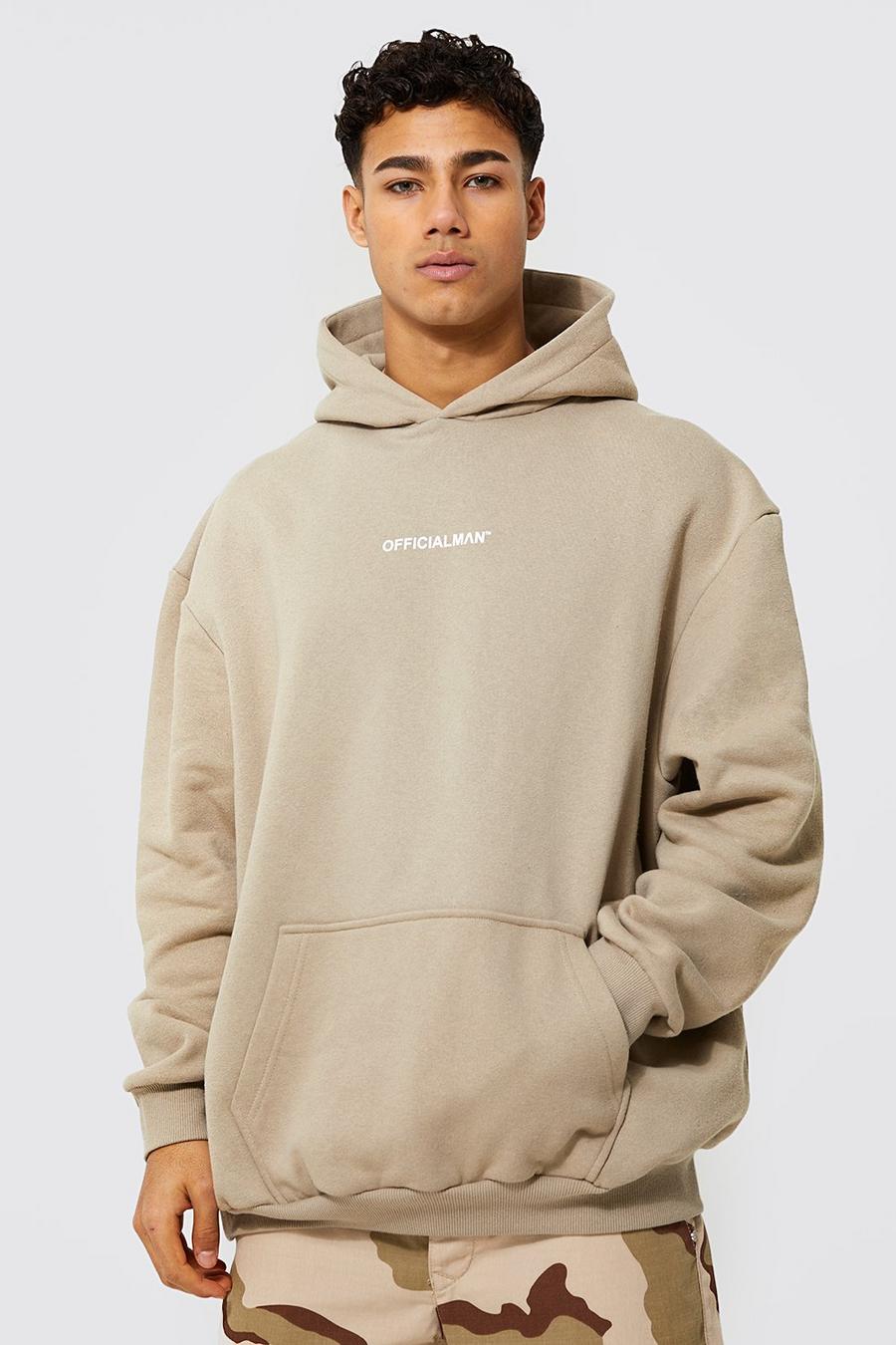 Official Man Oversized Hoodie | boohoo USA Official Man Oversized Hoodie | boohoo USA