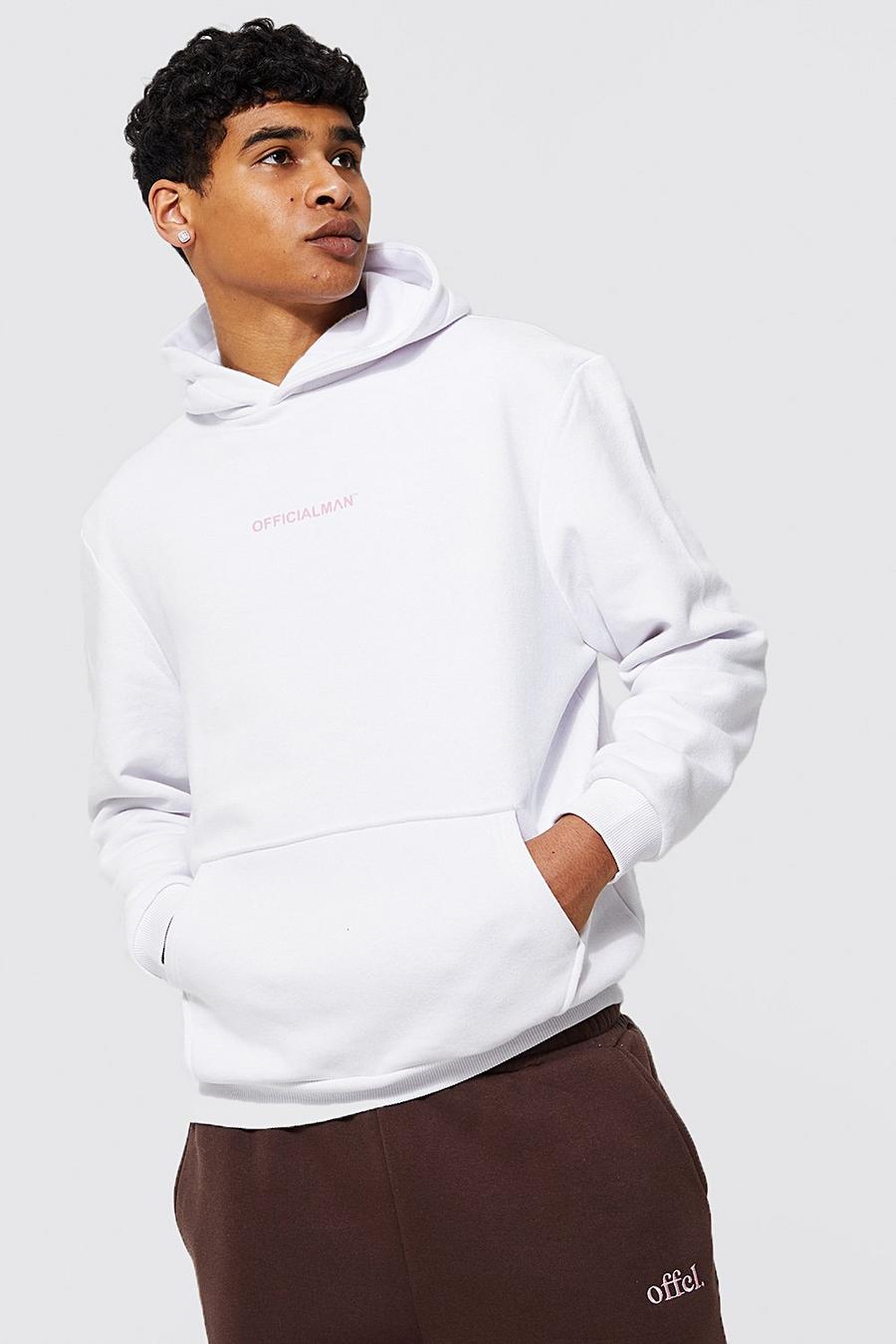 White Official Man Regular Fit Hoodie image number 1