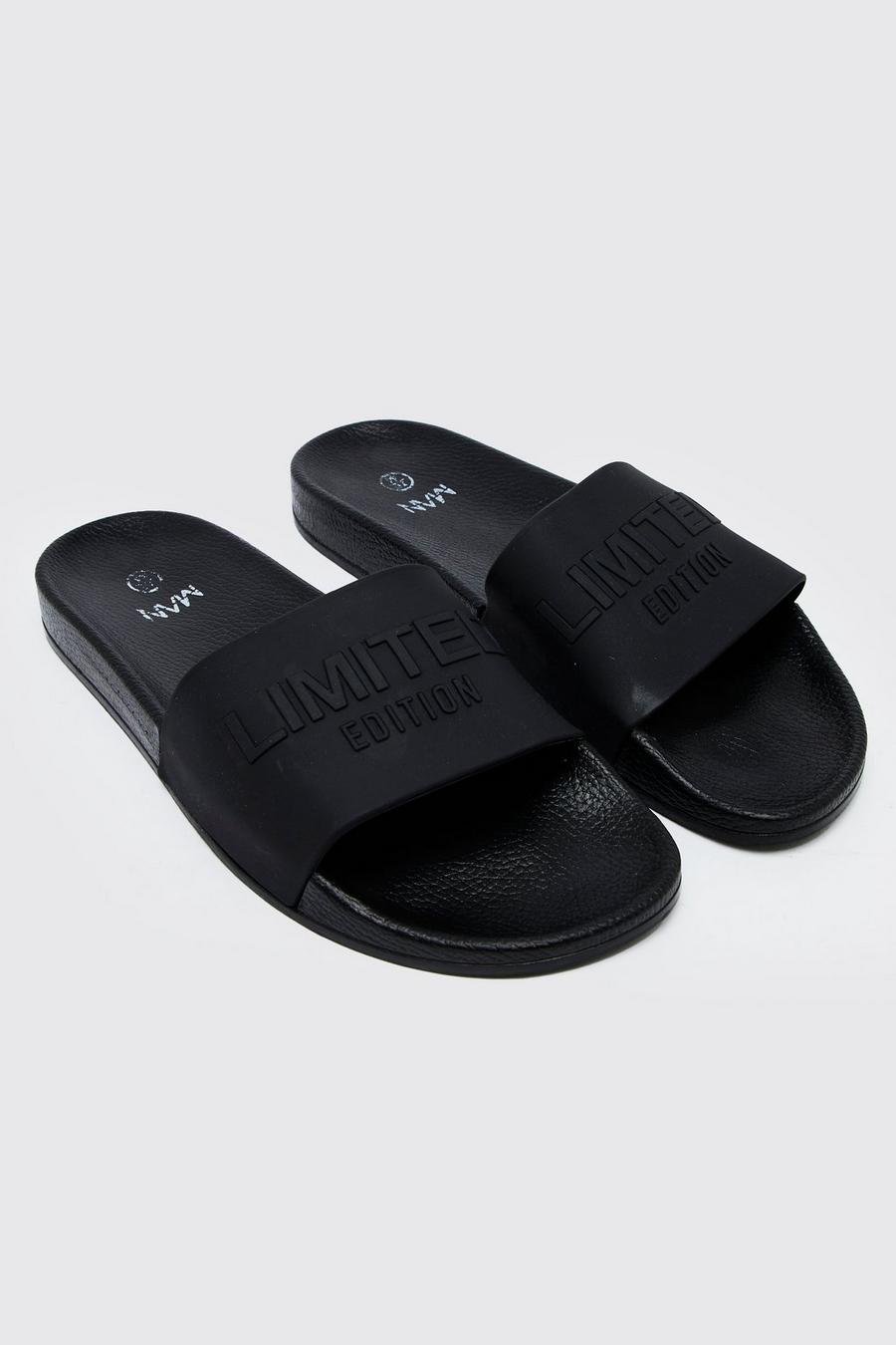 Sandalias Limited con relieve, Black image number 1