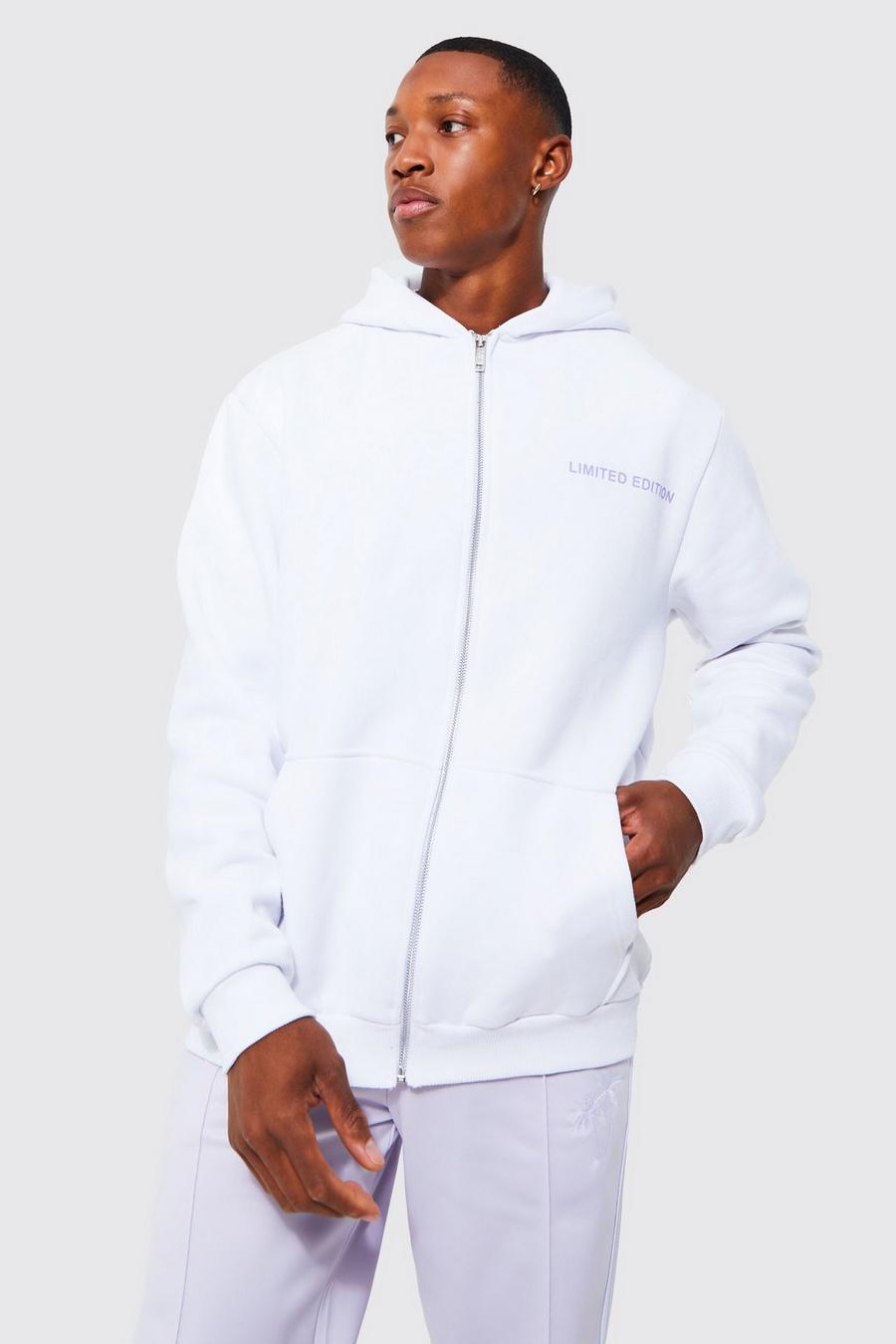 Sweat à capuche zippé - Limited Edition, White image number 1