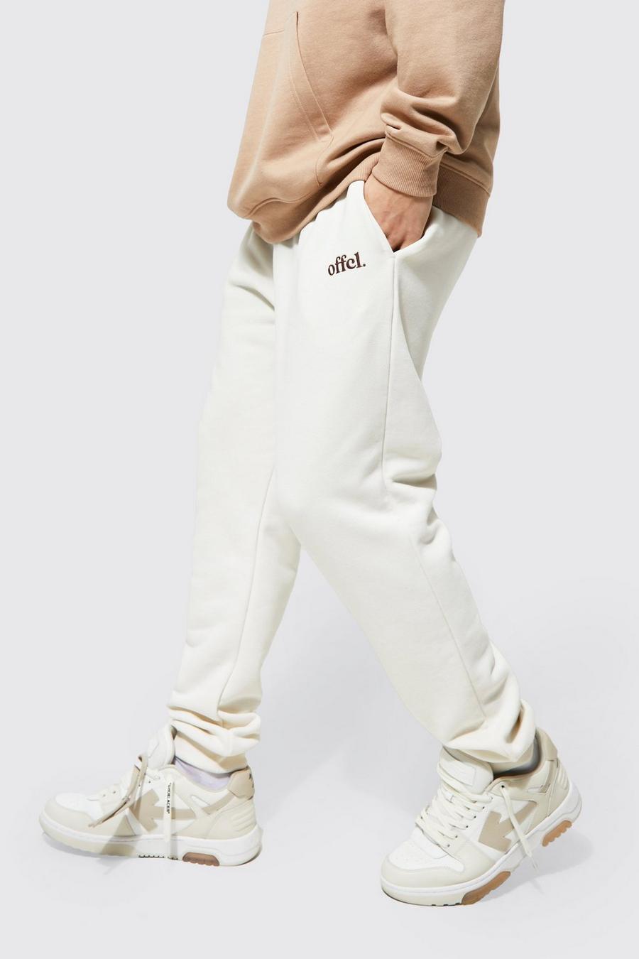Ecru white Offcl Loose Fit Jogger image number 1